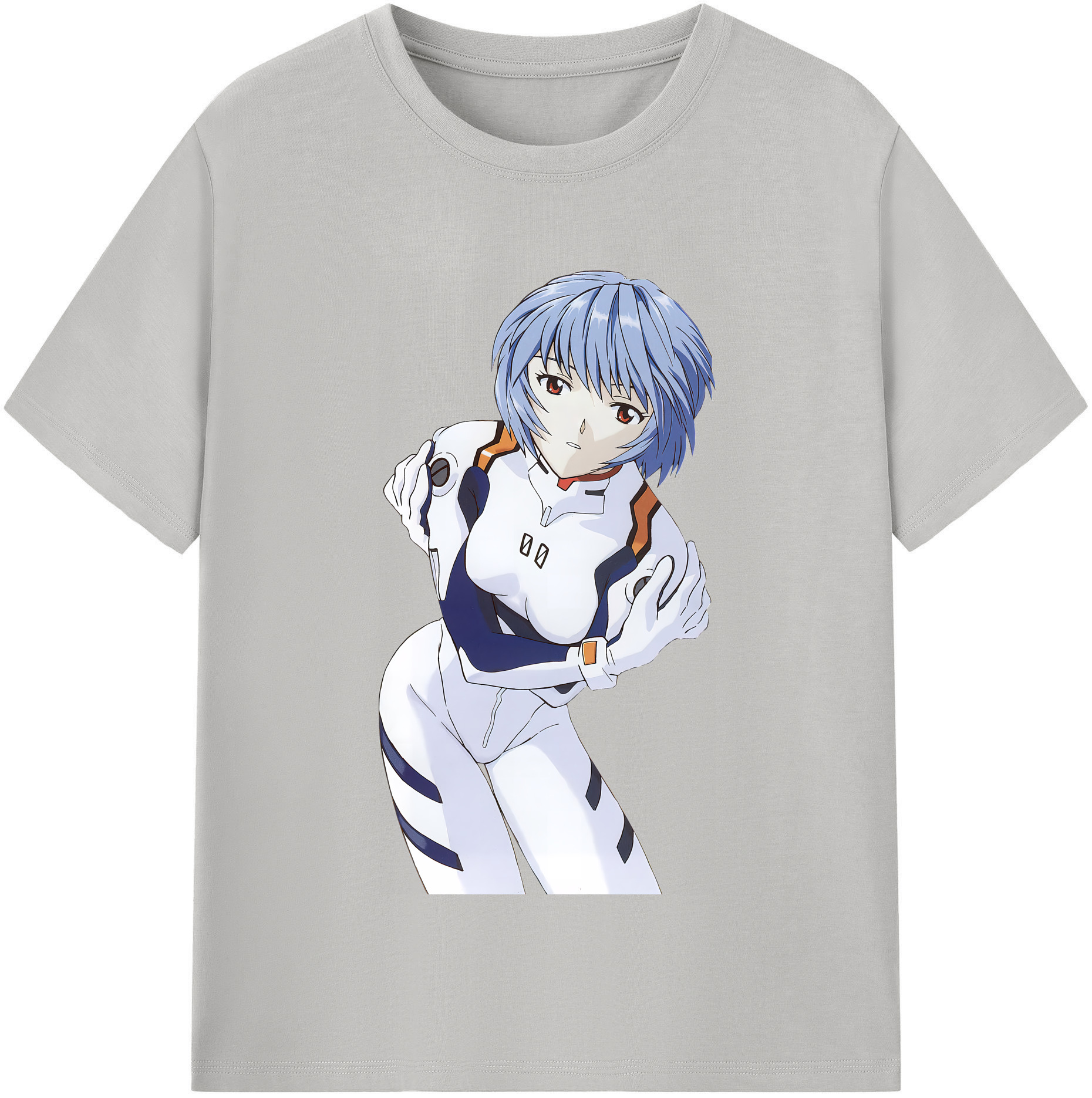 （画像用） EVA 新世紀エヴァンゲリオン レディースカジュアルプリントTシャツ（綿100％）