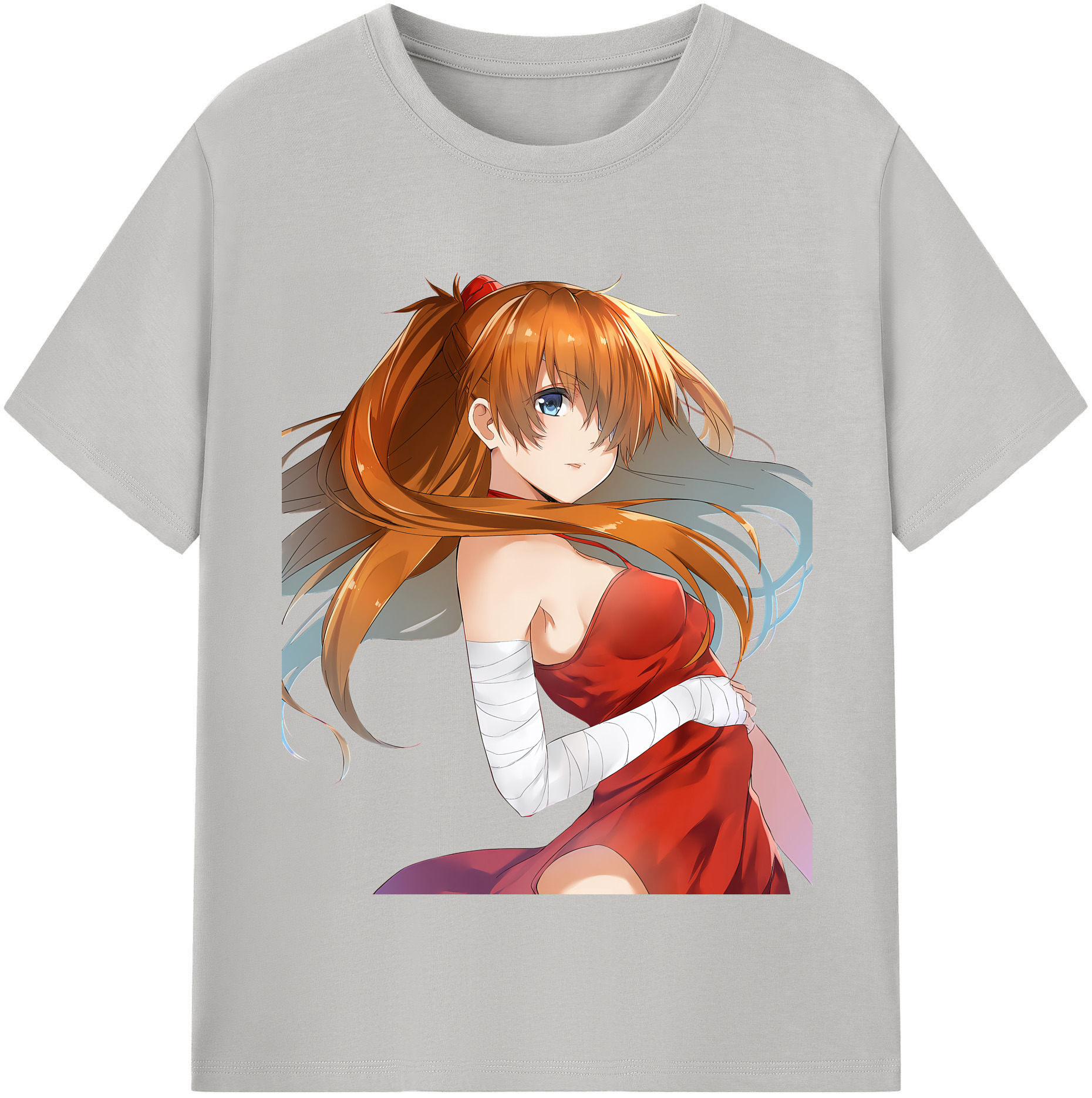 （画像用） EVA 新世紀エヴァンゲリオン レディースカジュアルプリントTシャツ（綿100％）