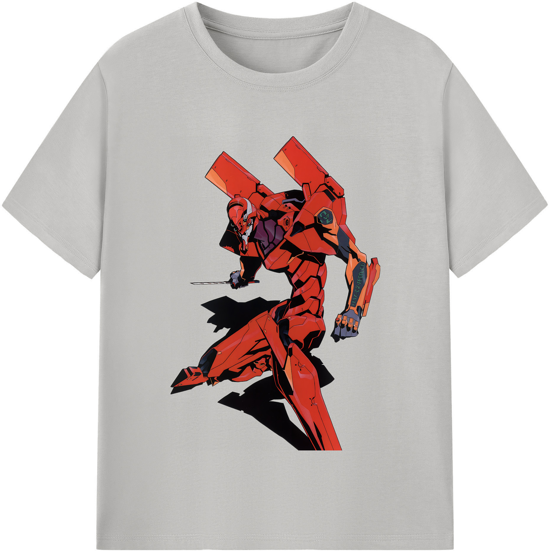 （画像用） EVA 新世紀エヴァンゲリオン レディースカジュアルプリントTシャツ（綿100％）