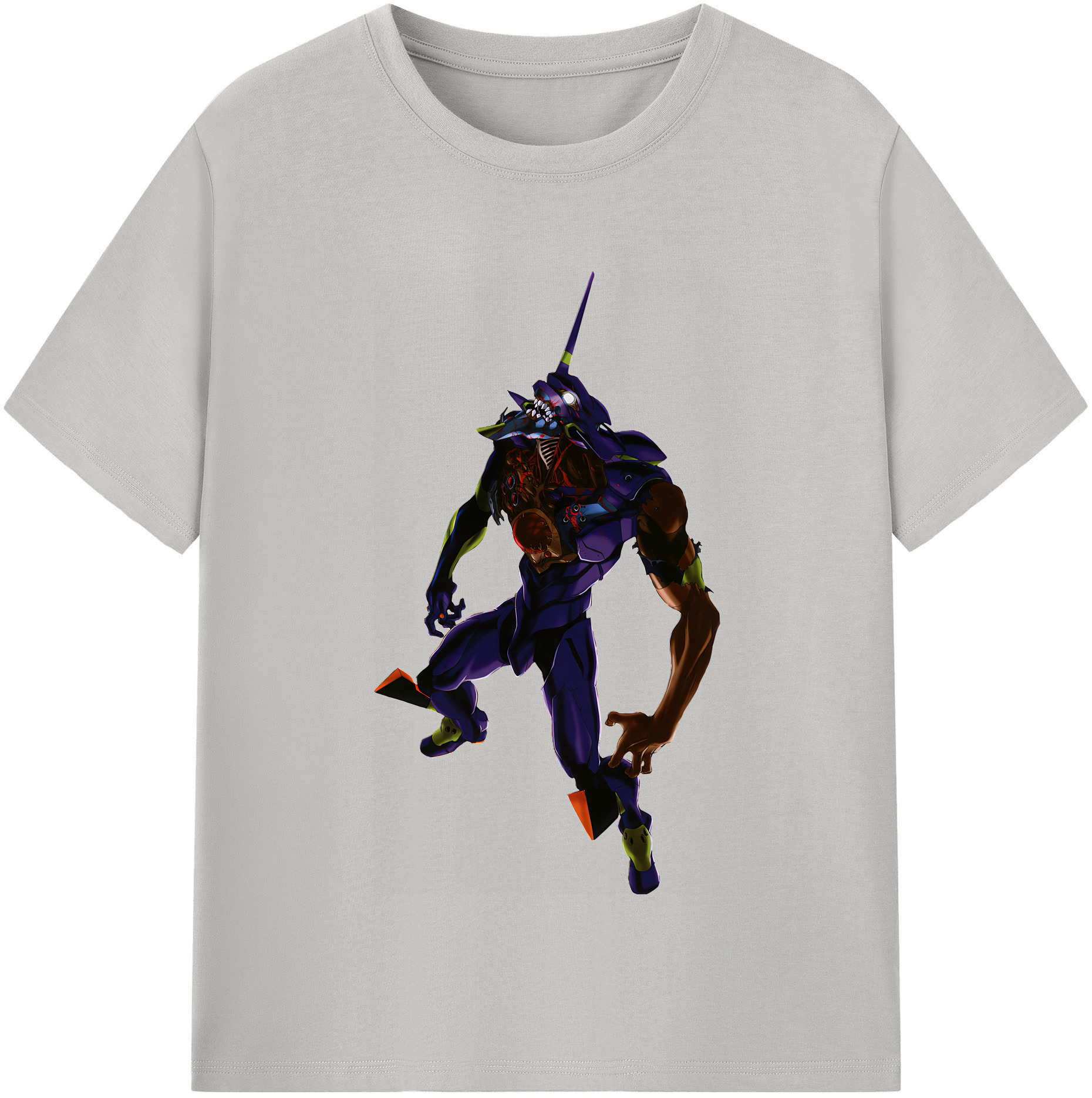 （画像用） EVA 新世紀エヴァンゲリオン レディースカジュアルプリントTシャツ（綿100％）