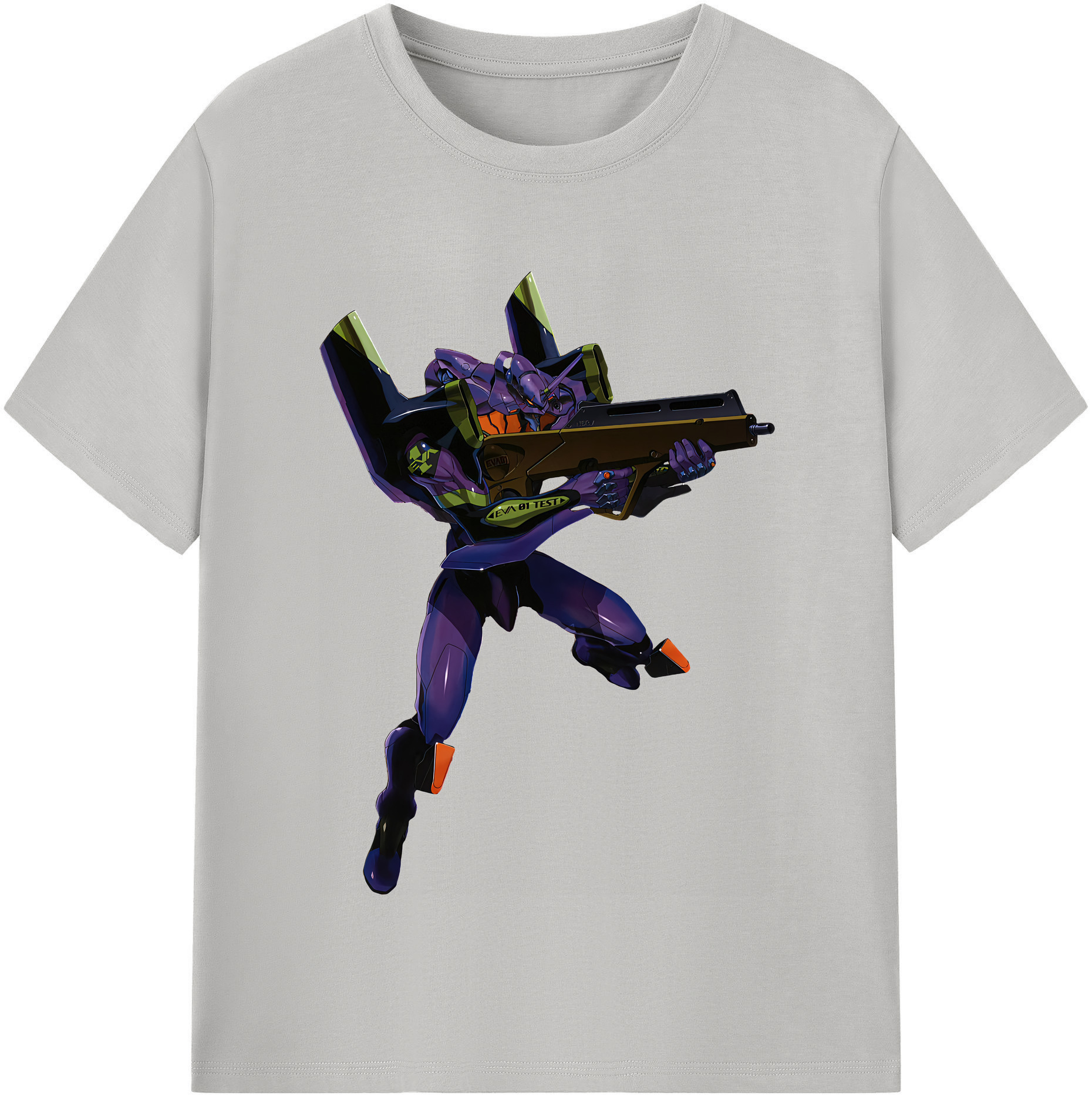 （画像用） EVA 新世紀エヴァンゲリオン レディースカジュアルプリントTシャツ（綿100％）