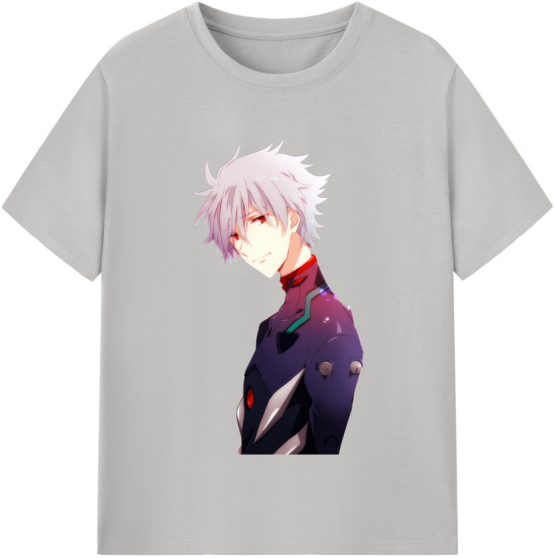 （画像用） EVA 新世紀エヴァンゲリオン レディースカジュアルプリントTシャツ（綿100％）