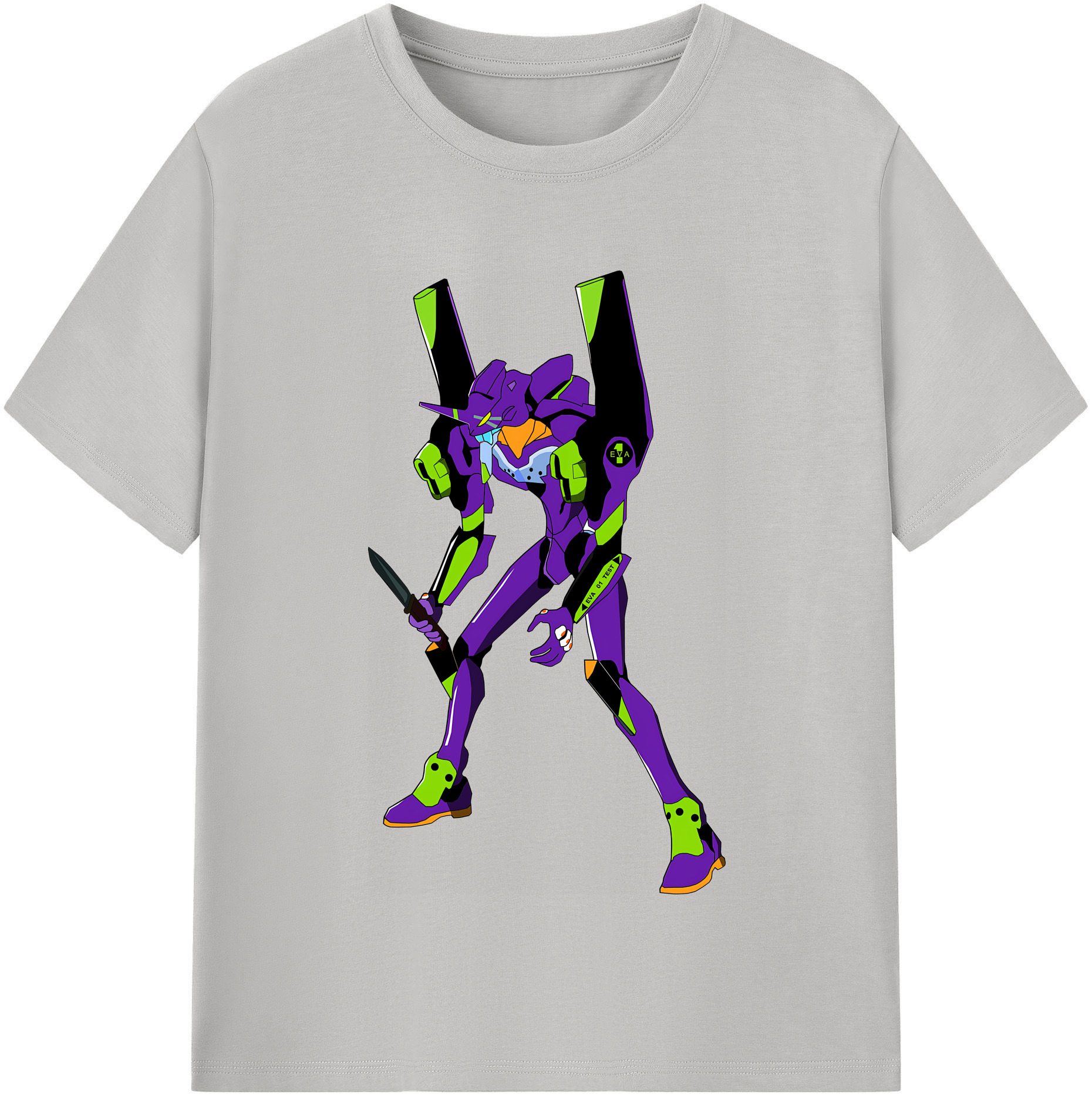 （画像用） EVA 新世紀エヴァンゲリオン レディースカジュアルプリントTシャツ（綿100％）