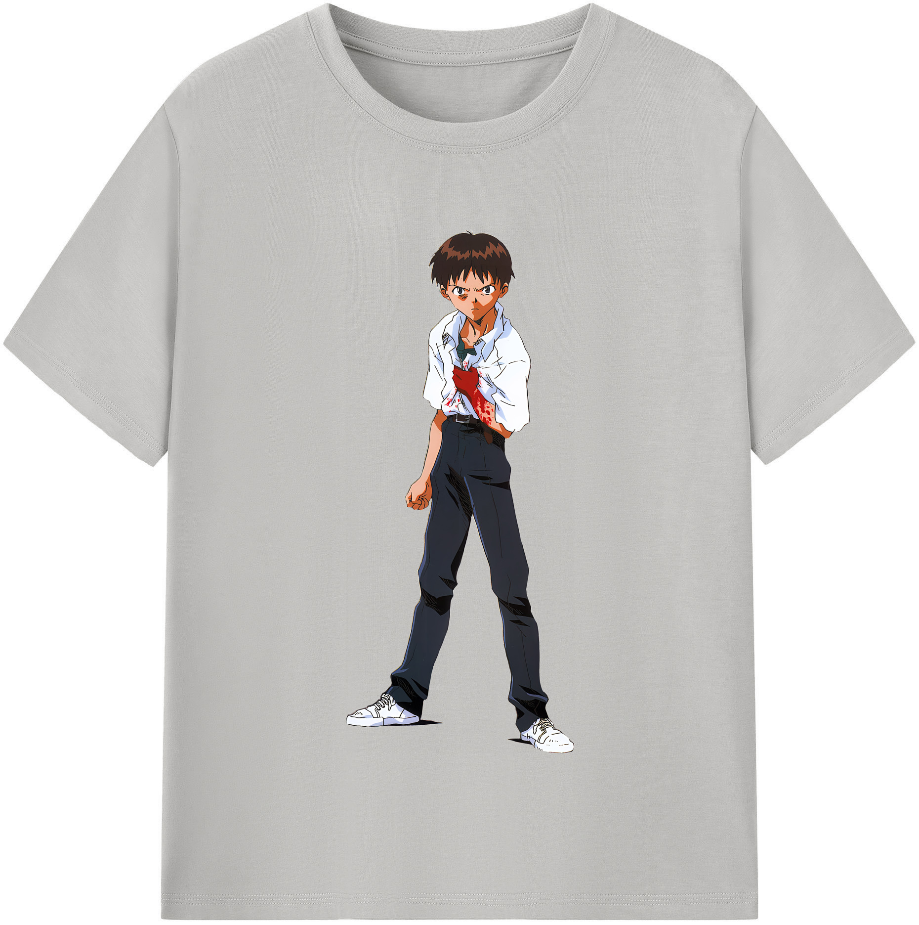 （画像用） EVA 新世紀エヴァンゲリオン レディースカジュアルプリントTシャツ（綿100％）