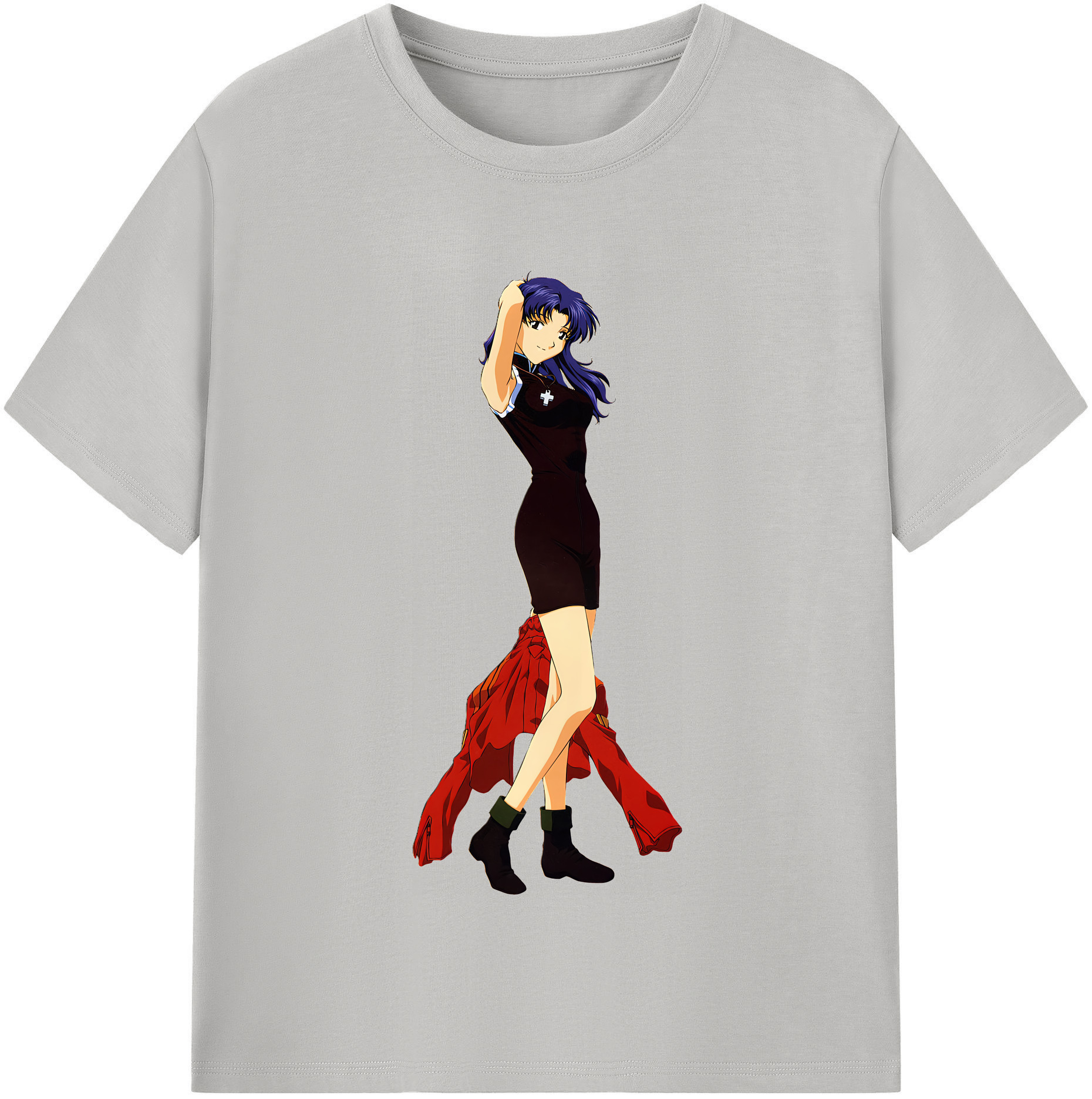 （画像用） EVA 新世紀エヴァンゲリオン レディースカジュアルプリントTシャツ（綿100％）