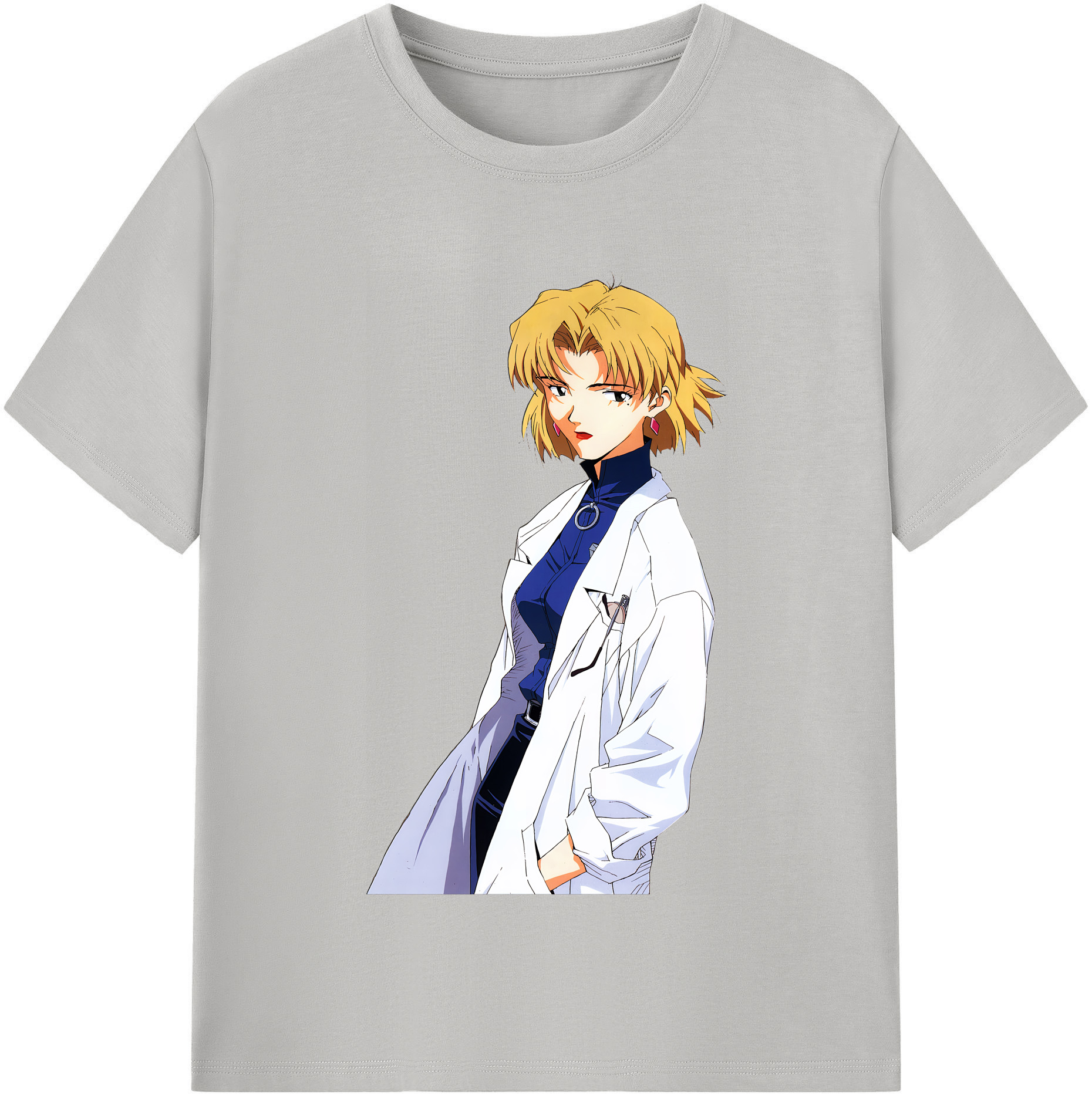 （画像用） EVA 新世紀エヴァンゲリオン レディースカジュアルプリントTシャツ（綿100％）