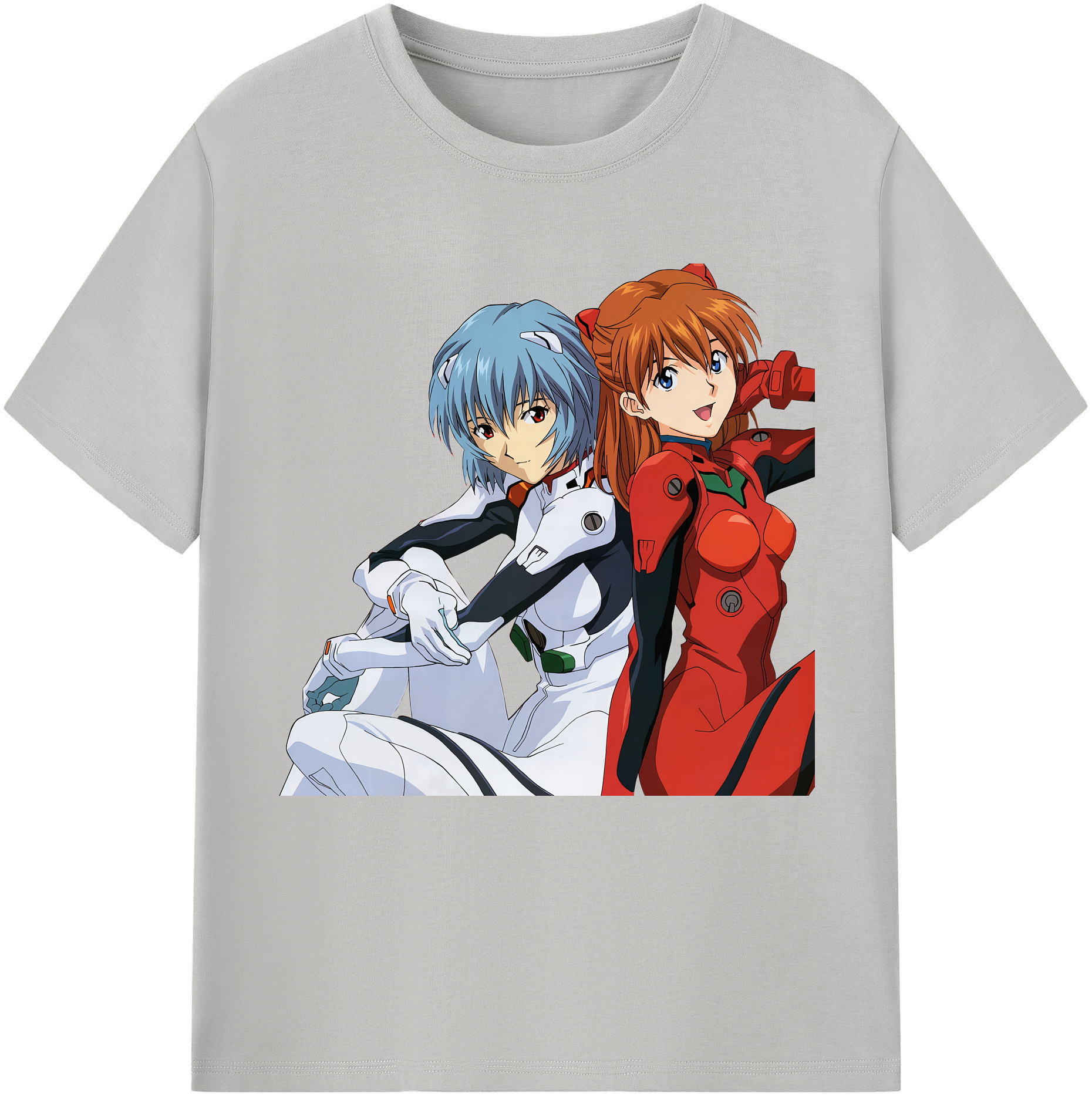 （画像用） EVA 新世紀エヴァンゲリオン レディースカジュアルプリントTシャツ（綿100％）
