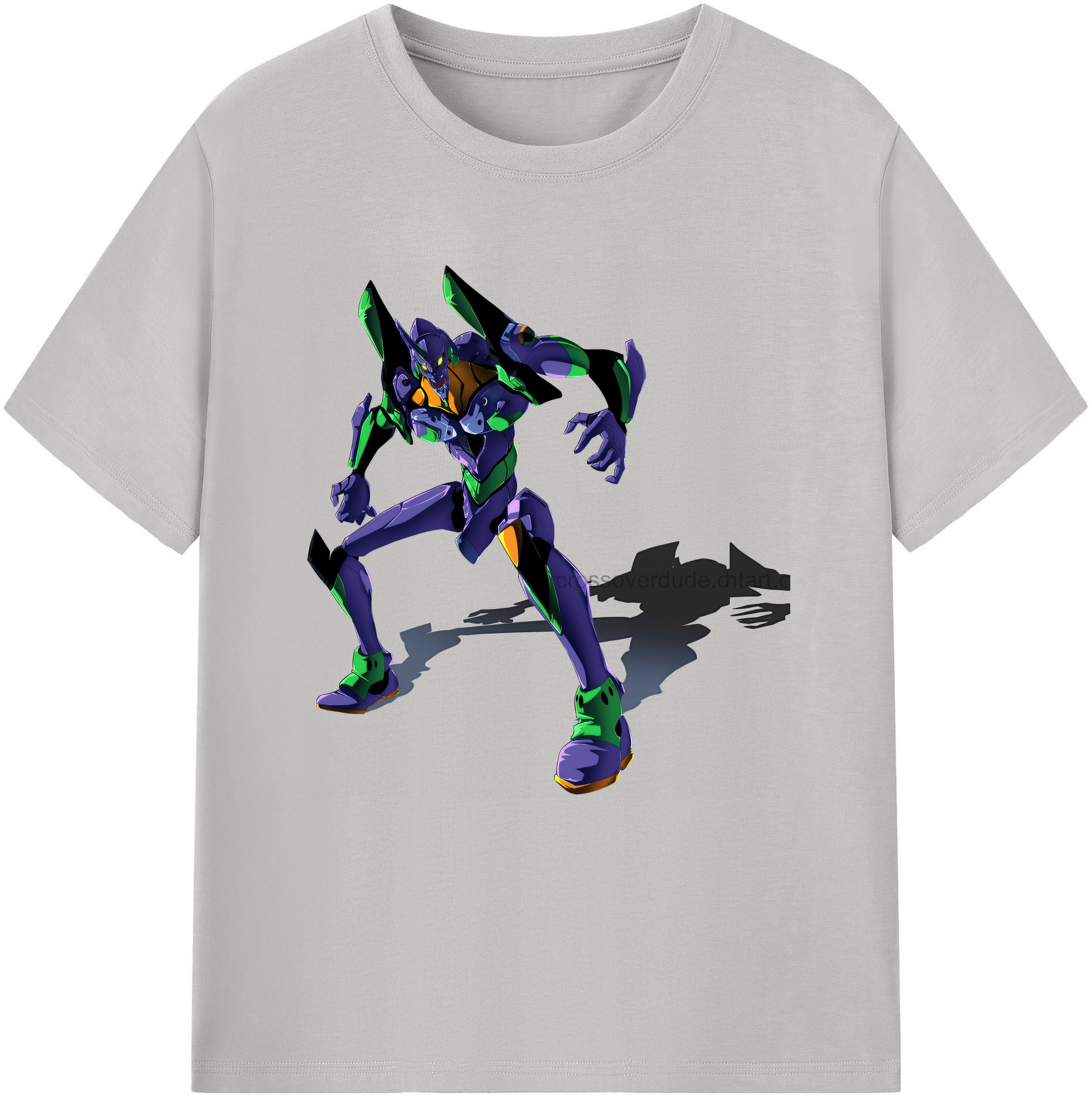 （画像用） EVA 新世紀エヴァンゲリオン レディースカジュアルプリントTシャツ（綿100％）