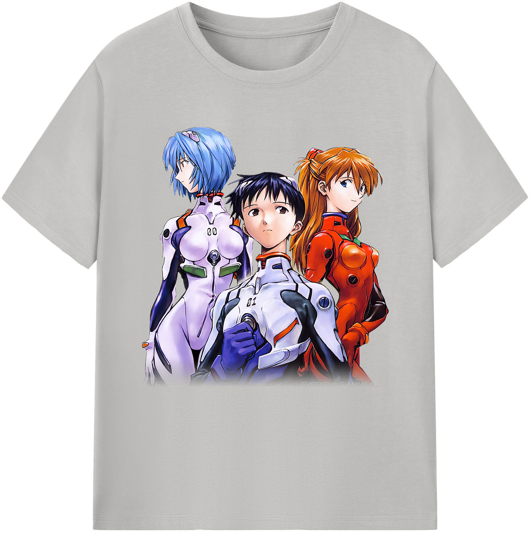 （画像用） EVA 新世紀エヴァンゲリオン レディースカジュアルプリントTシャツ（綿100％）