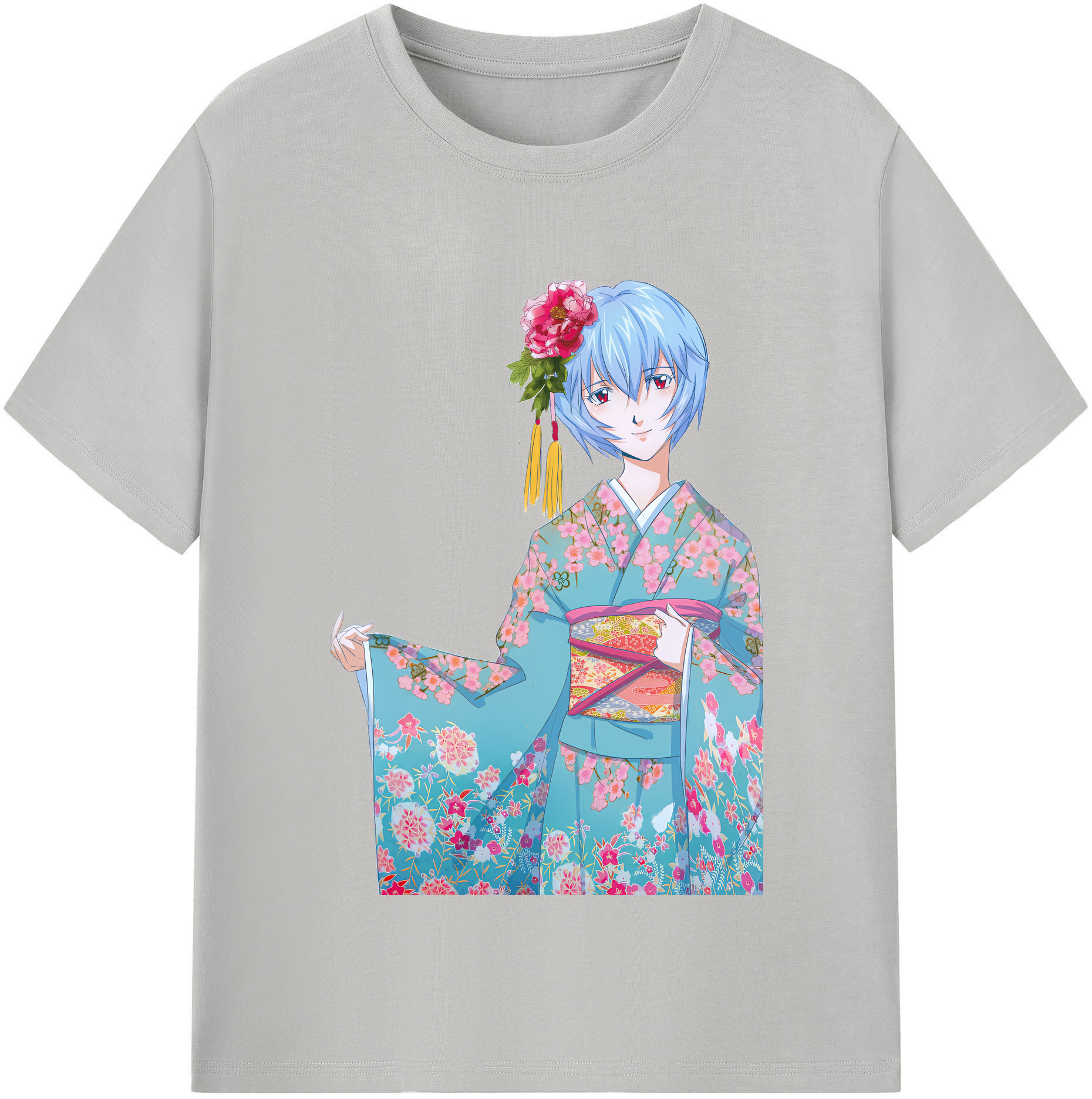（画像用） EVA 新世紀エヴァンゲリオン レディースカジュアルプリントTシャツ（綿100％）