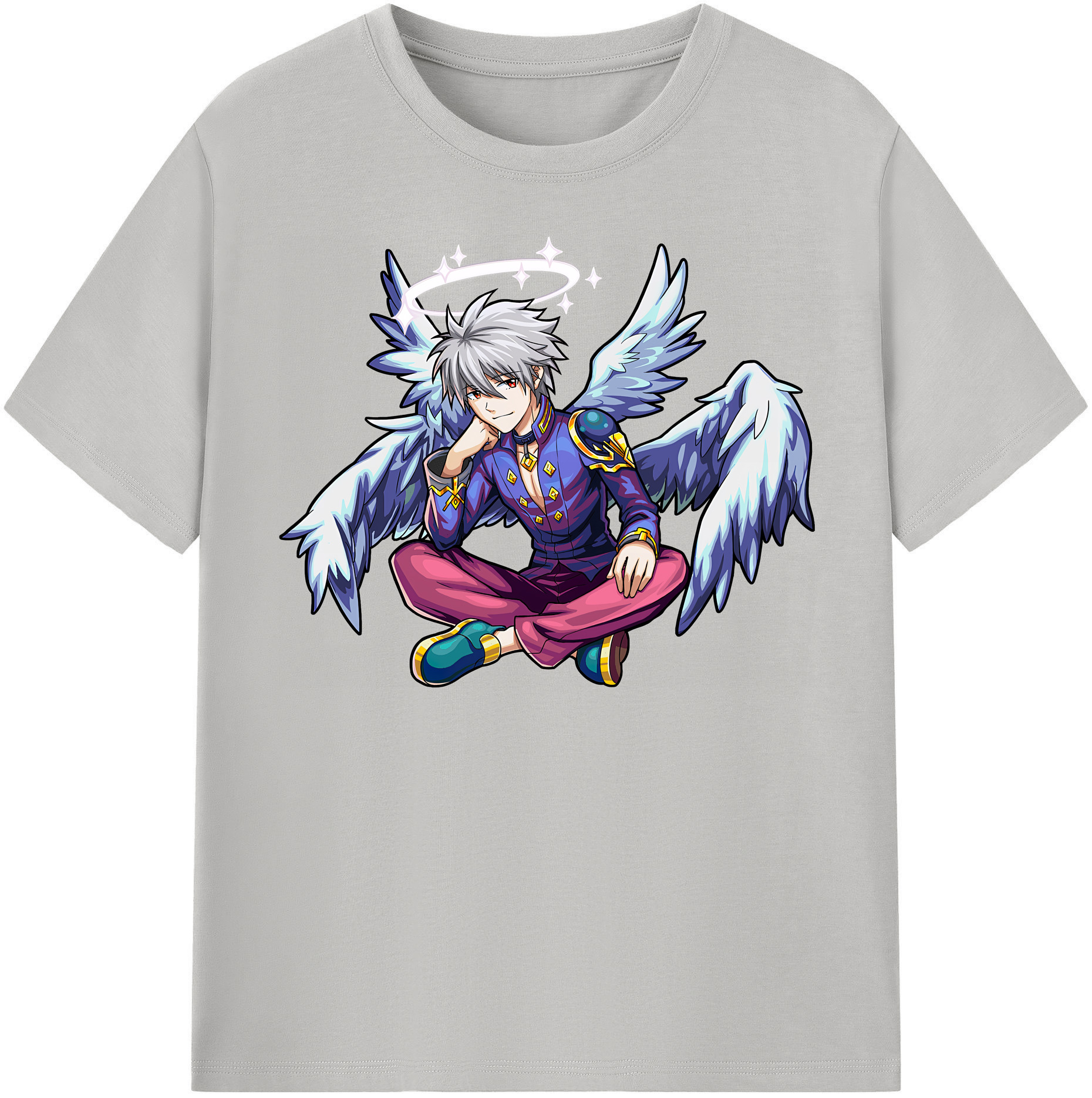 （画像用） EVA 新世紀エヴァンゲリオン レディースカジュアルプリントTシャツ（綿100％）