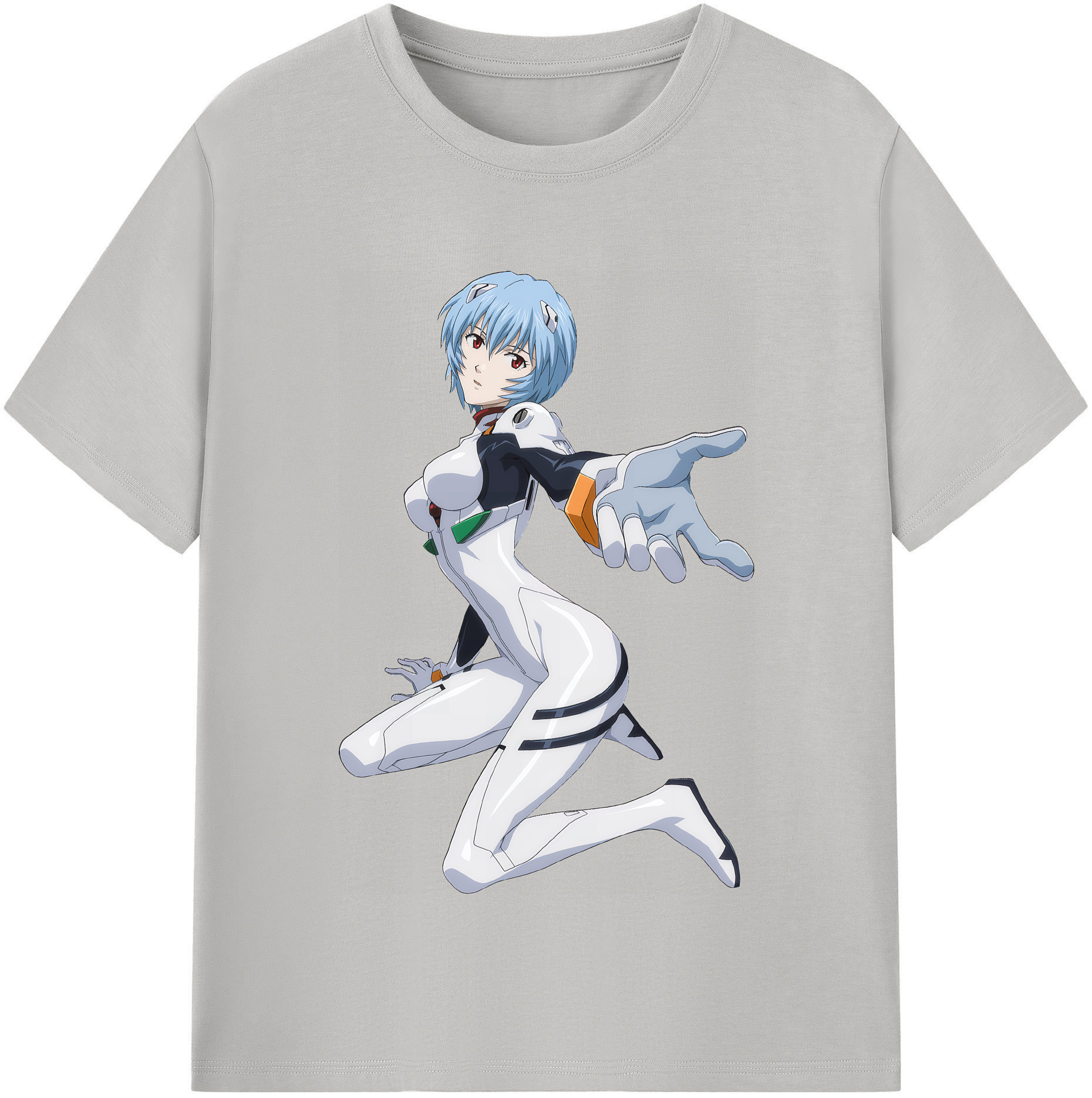 （画像用） EVA 新世紀エヴァンゲリオン レディースカジュアルプリントTシャツ（綿100％）