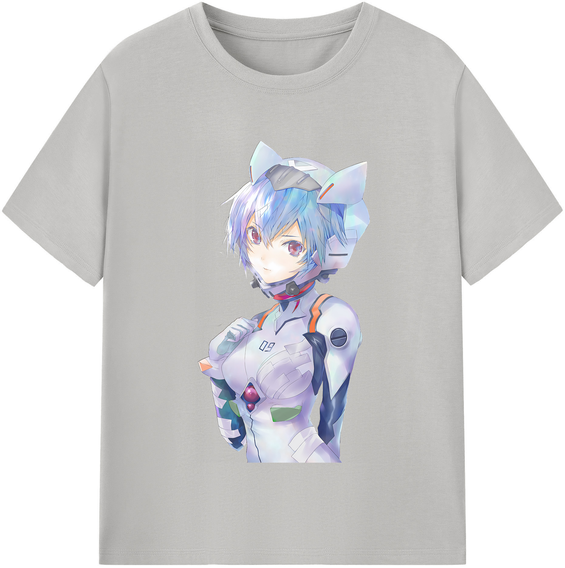 （画像用） EVA 新世紀エヴァンゲリオン レディースカジュアルプリントTシャツ（綿100％）
