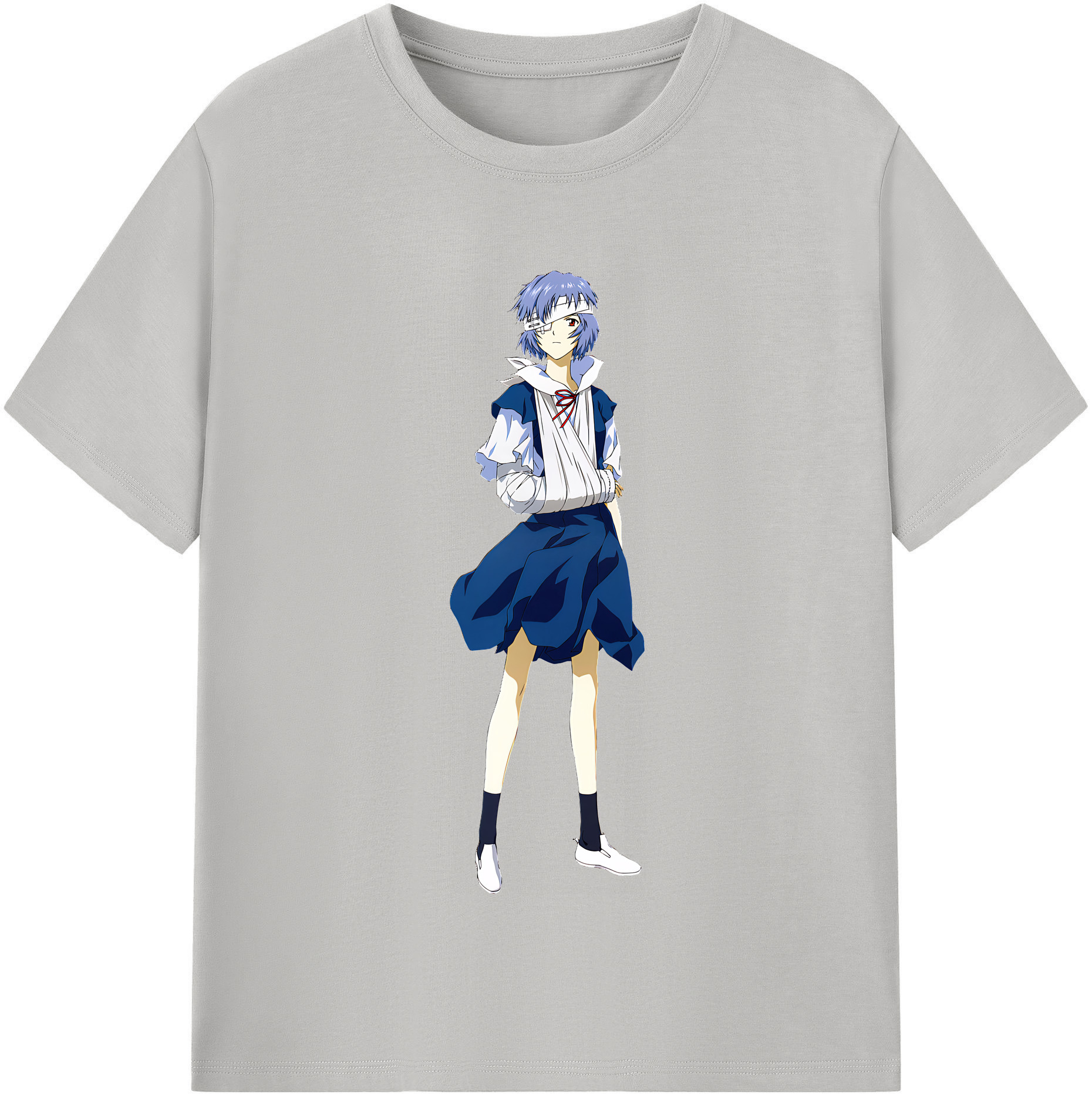 （画像用） EVA 新世紀エヴァンゲリオン レディースカジュアルプリントTシャツ（綿100％）