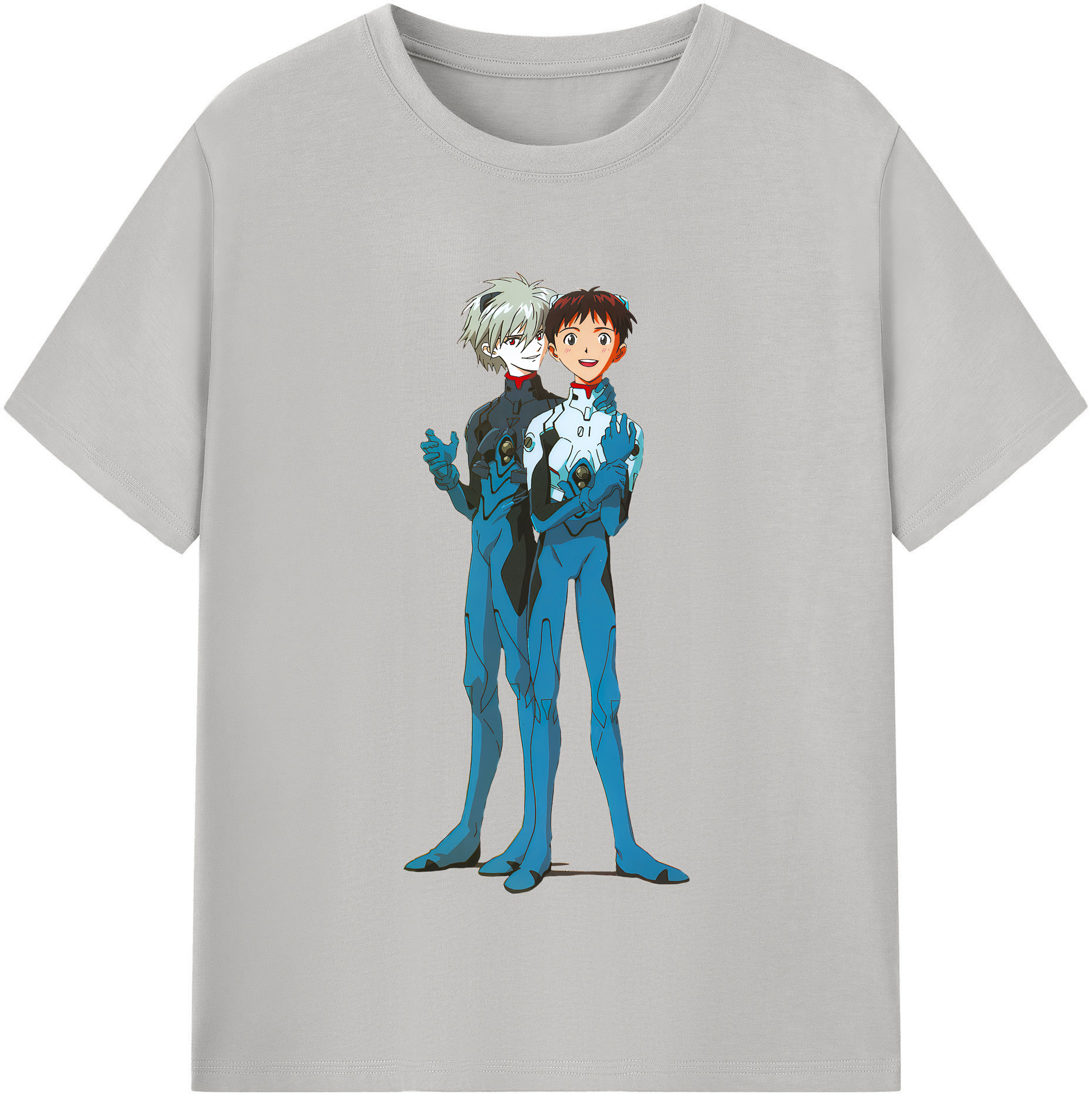 （画像用） EVA 新世紀エヴァンゲリオン レディースカジュアルプリントTシャツ（綿100％）