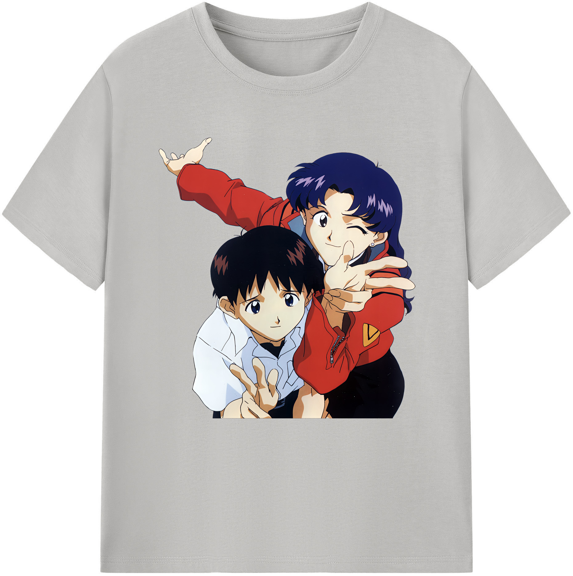 （画像用） EVA 新世紀エヴァンゲリオン レディースカジュアルプリントTシャツ（綿100％）