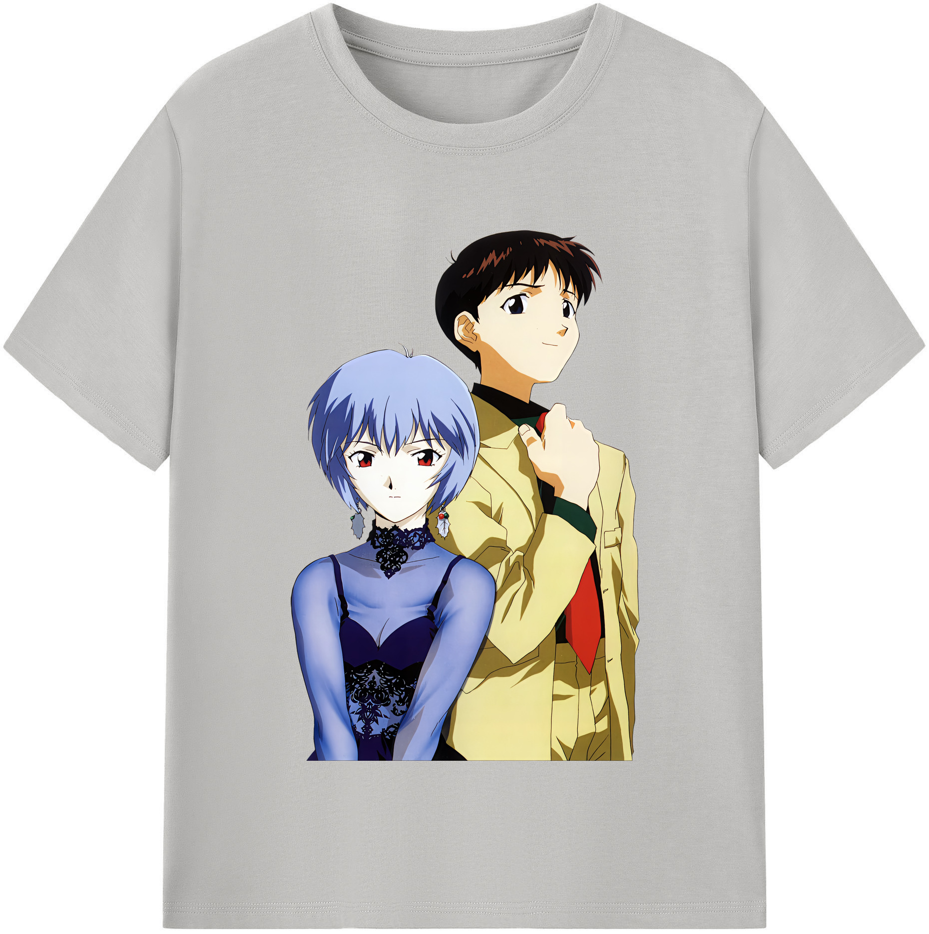 （画像用） EVA 新世紀エヴァンゲリオン レディースカジュアルプリントTシャツ（綿100％）