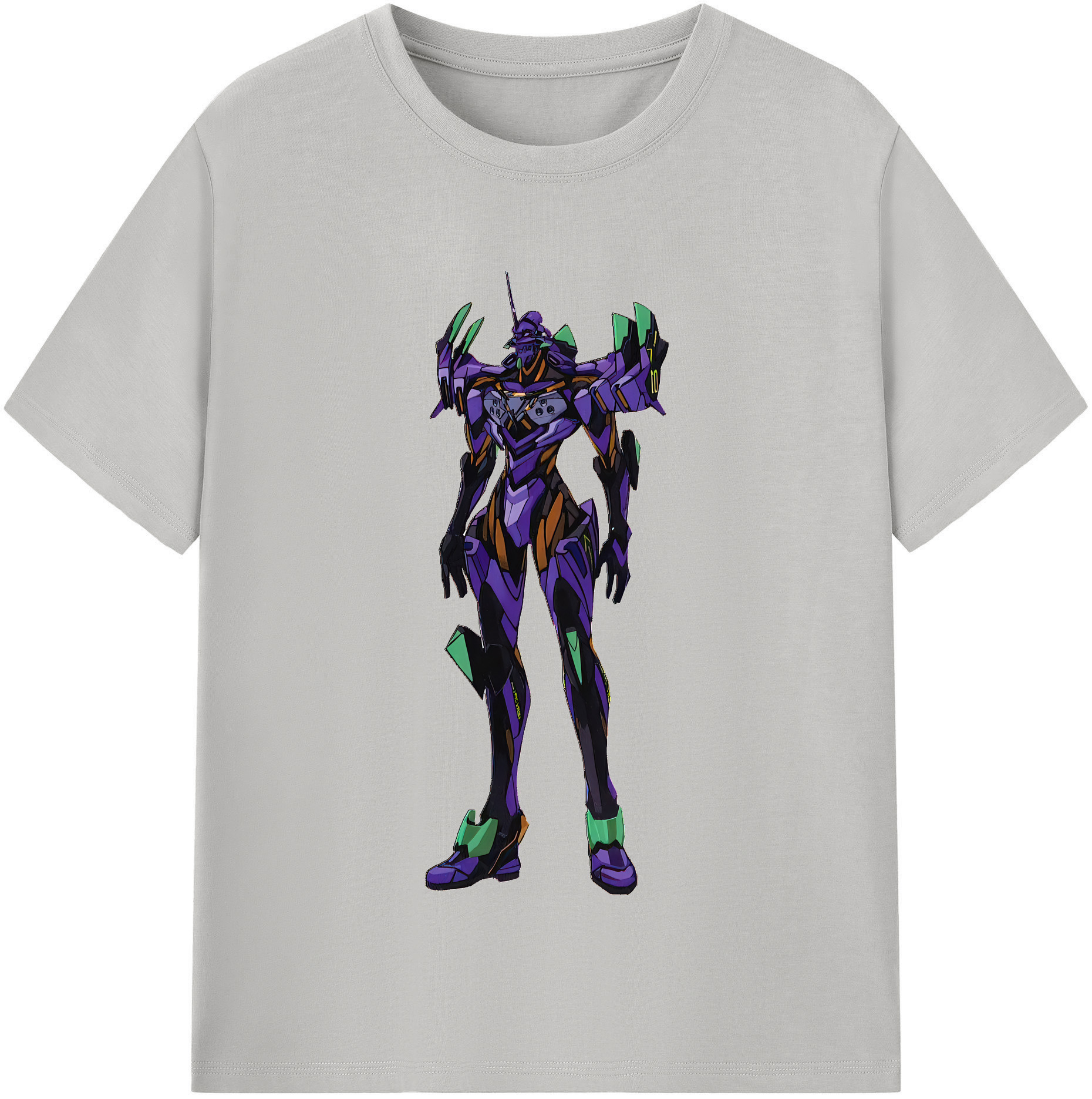 （画像用） EVA 新世紀エヴァンゲリオン レディースカジュアルプリントTシャツ（綿100％）
