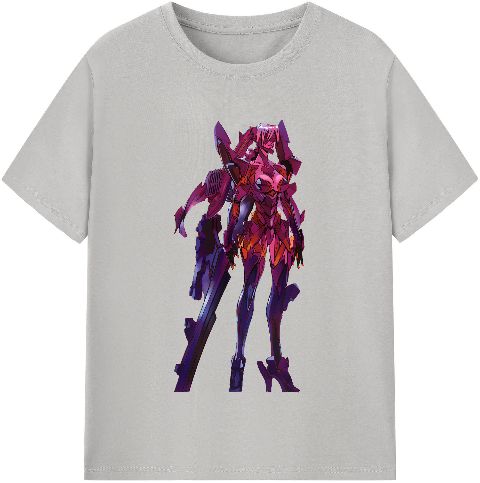 （画像用） EVA 新世紀エヴァンゲリオン レディースカジュアルプリントTシャツ（綿100％）