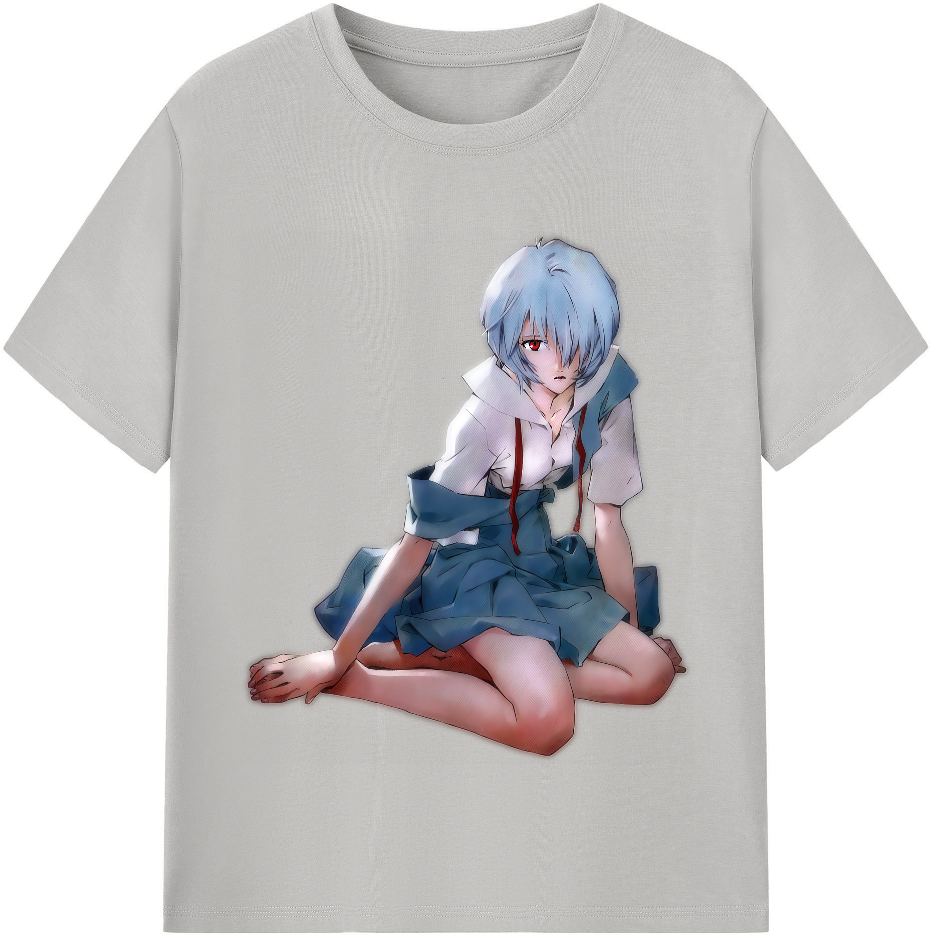 （画像用） EVA 新世紀エヴァンゲリオン レディースカジュアルプリントTシャツ（綿100％）
