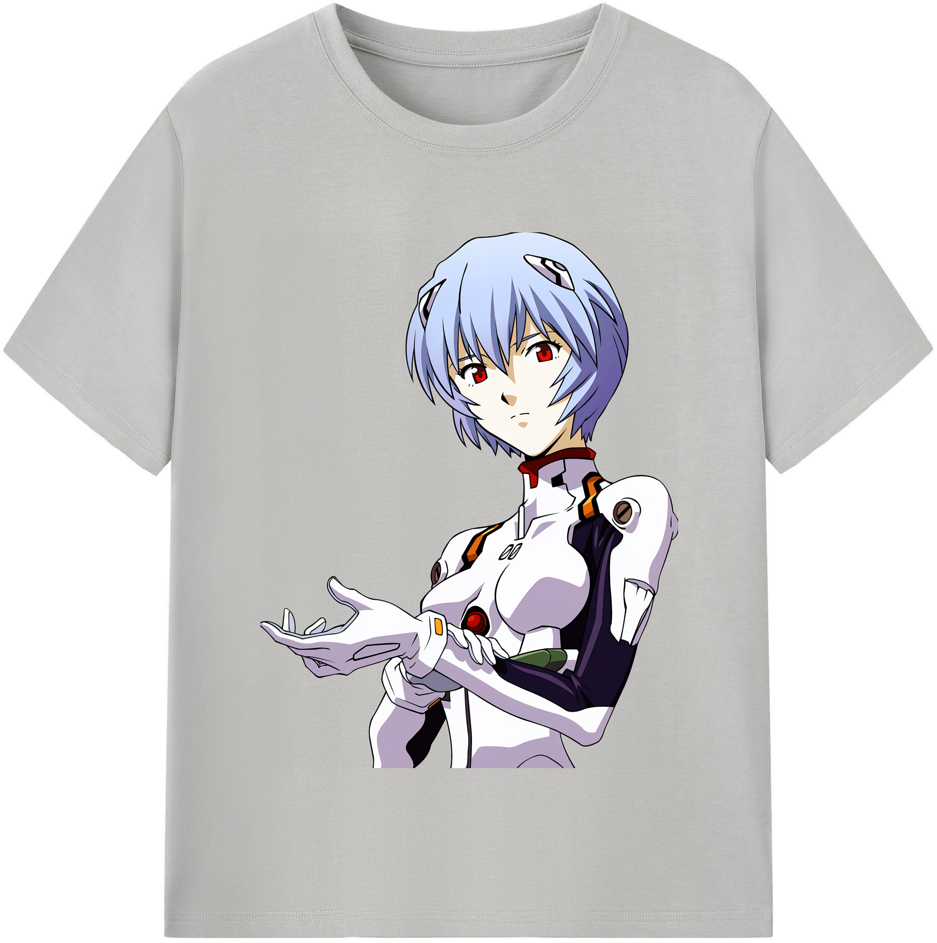 （画像用） EVA 新世紀エヴァンゲリオン レディースカジュアルプリントTシャツ（綿100％）