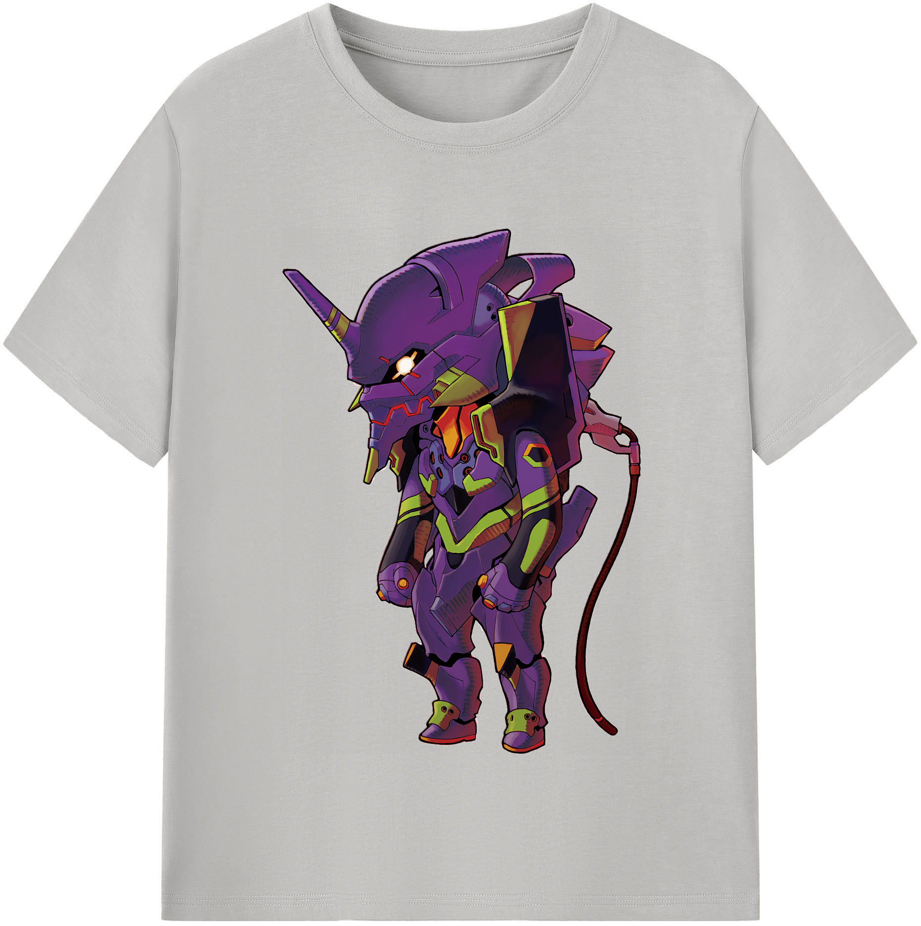 （画像用） EVA 新世紀エヴァンゲリオン レディースカジュアルプリントTシャツ（綿100％）