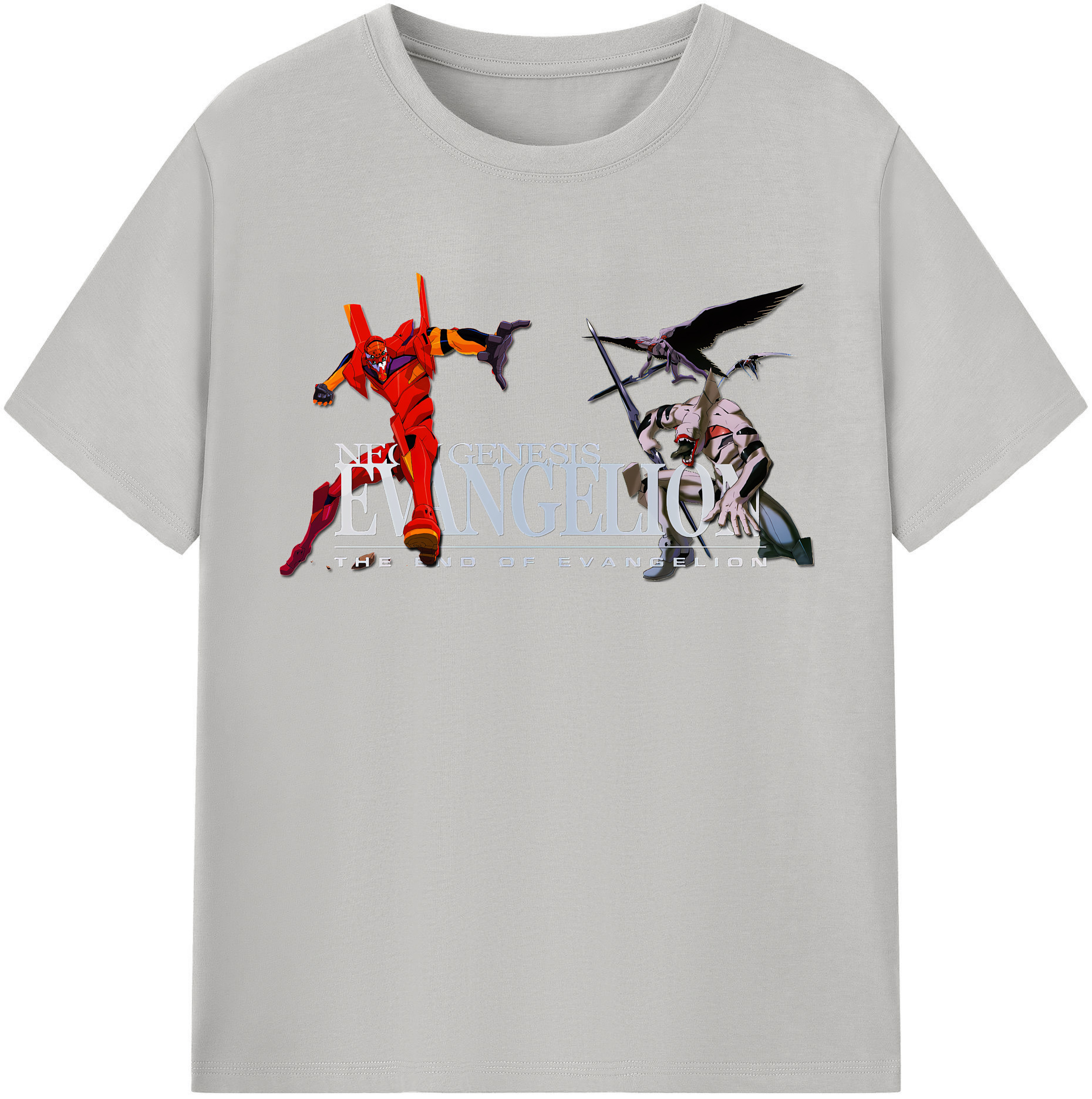 （画像用） EVA 新世紀エヴァンゲリオン レディースカジュアルプリントTシャツ（綿100％）