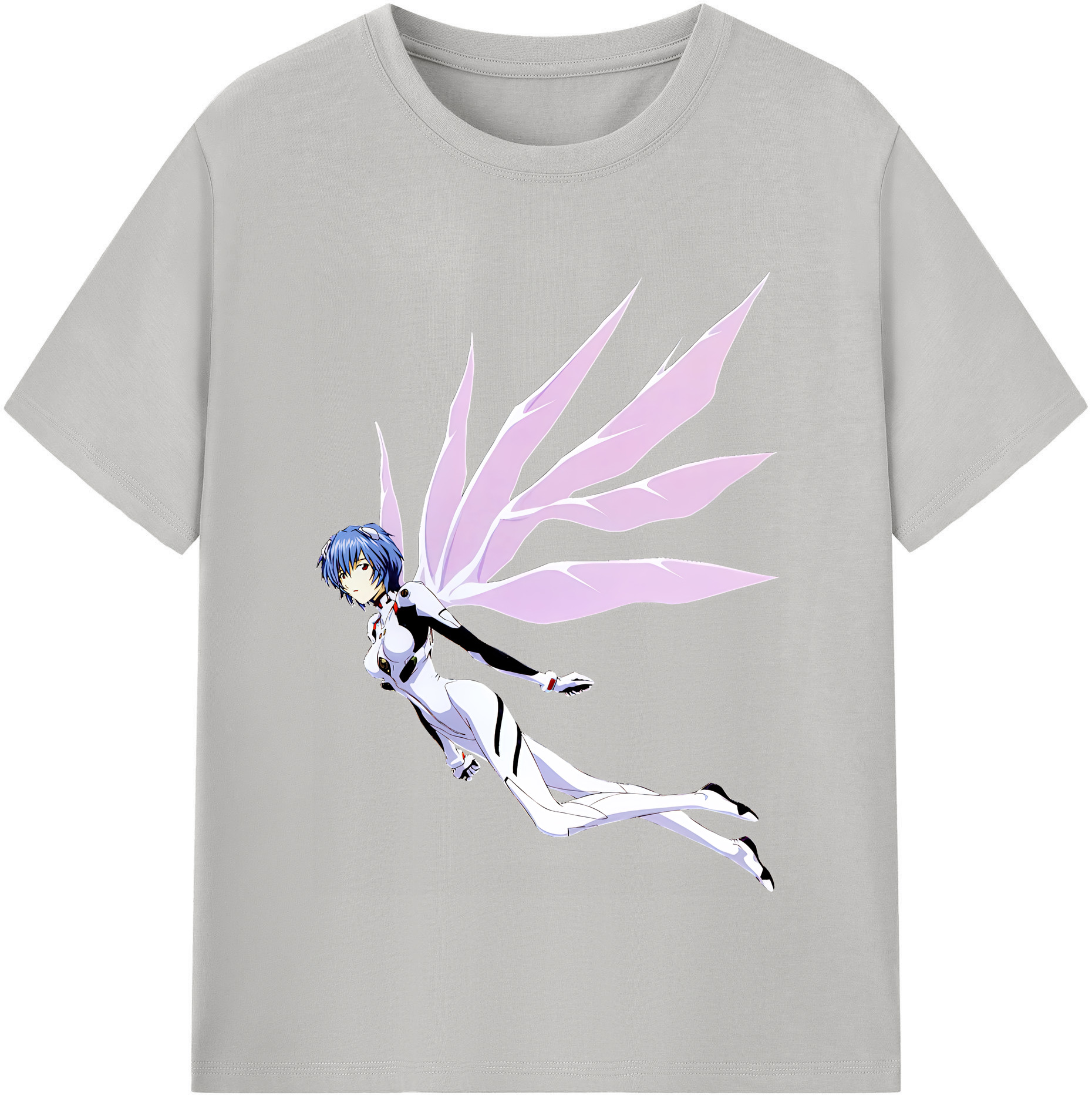 （画像用） EVA 新世紀エヴァンゲリオン レディースカジュアルプリントTシャツ（綿100％）