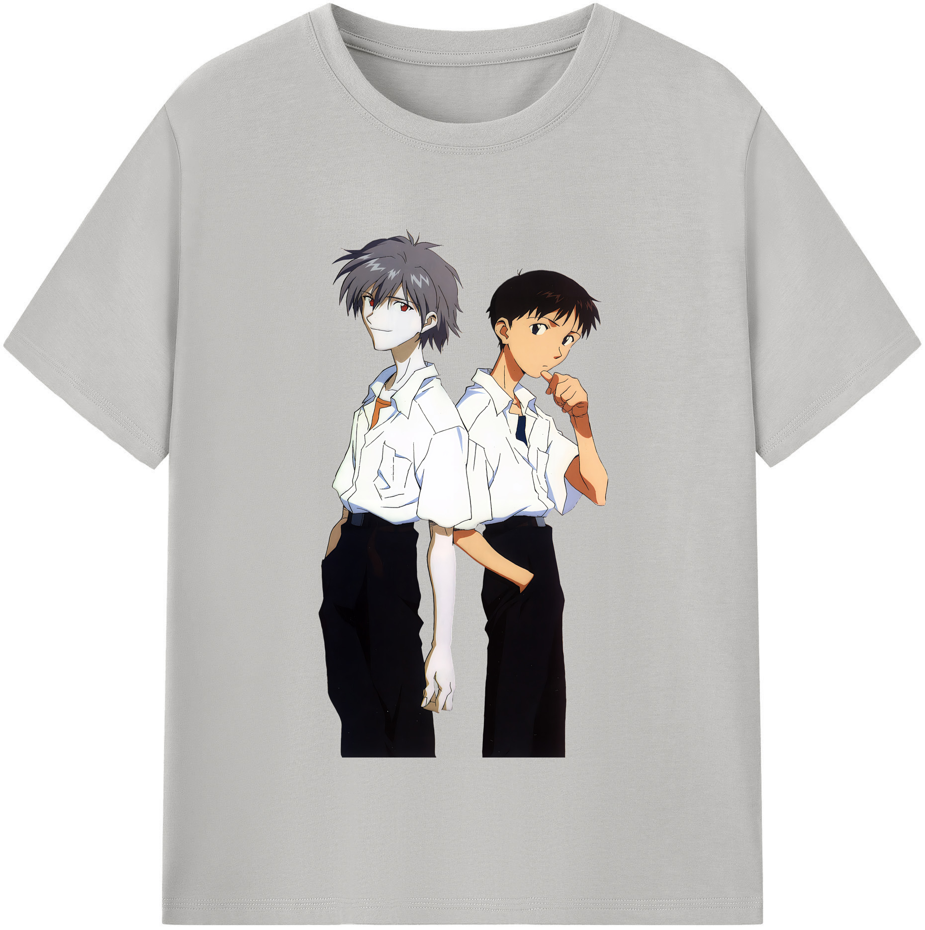 （画像用） EVA 新世紀エヴァンゲリオン レディースカジュアルプリントTシャツ（綿100％）