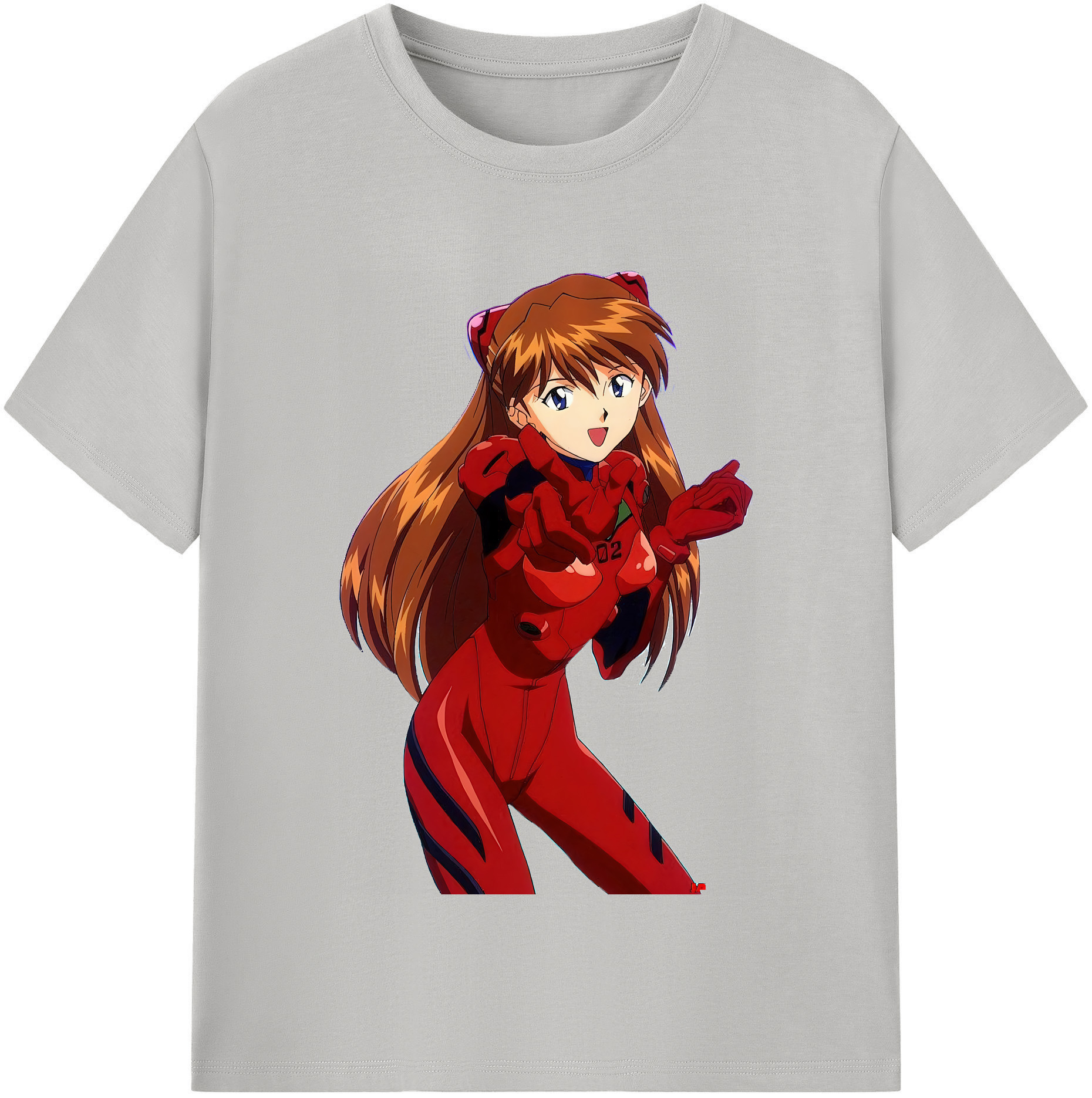 （画像用） EVA 新世紀エヴァンゲリオン レディースカジュアルプリントTシャツ（綿100％）