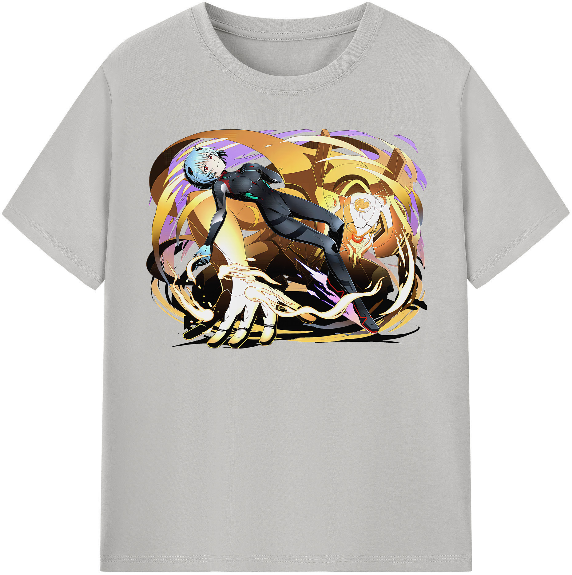 （画像用） EVA 新世紀エヴァンゲリオン レディースカジュアルプリントTシャツ（綿100％）