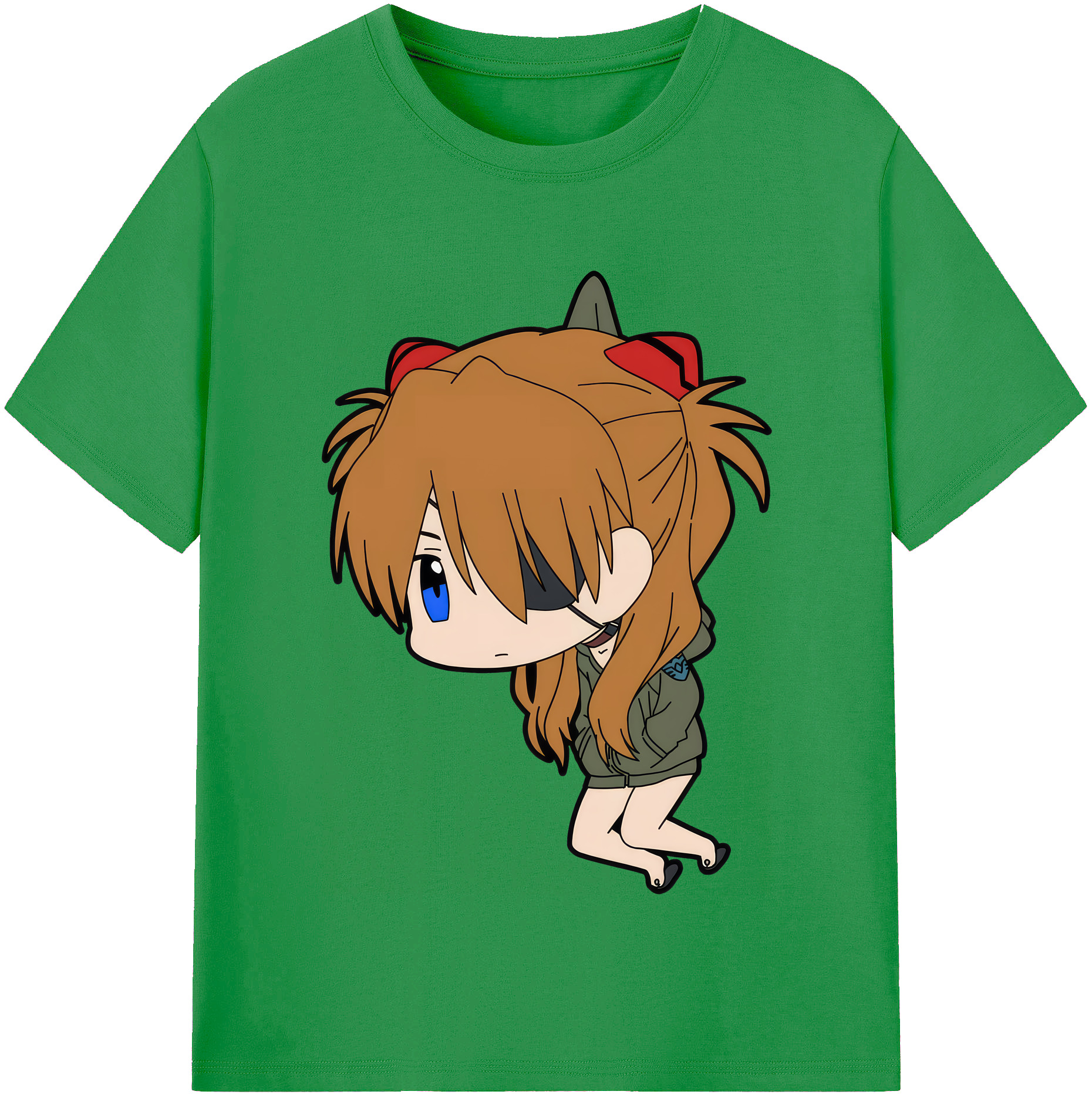 （画像用） EVA 新世紀エヴァンゲリオン レディースカジュアルプリントTシャツ（綿100％）