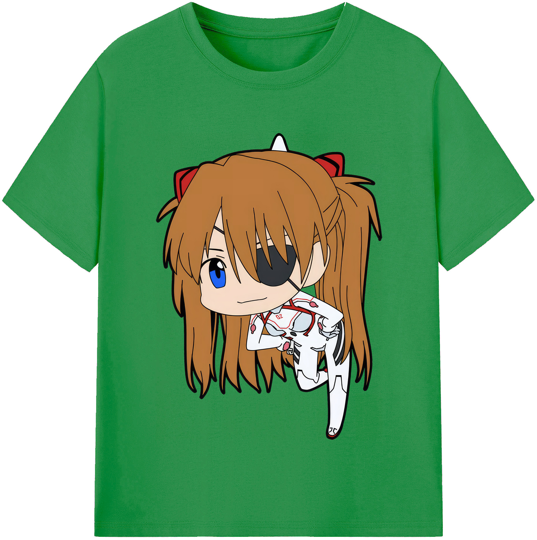 （画像用） EVA 新世紀エヴァンゲリオン レディースカジュアルプリントTシャツ（綿100％）