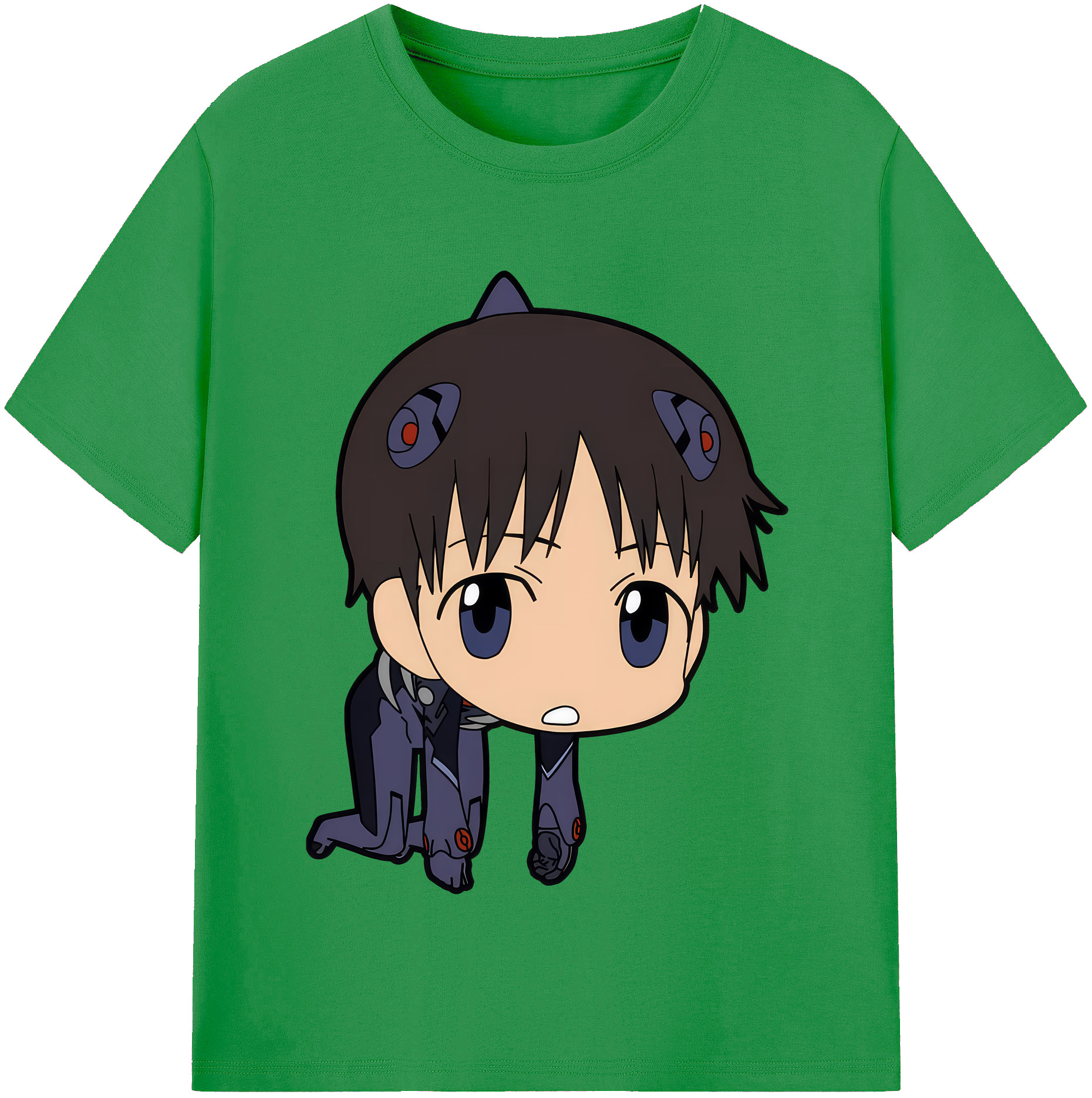 （画像用） EVA 新世紀エヴァンゲリオン レディースカジュアルプリントTシャツ（綿100％）