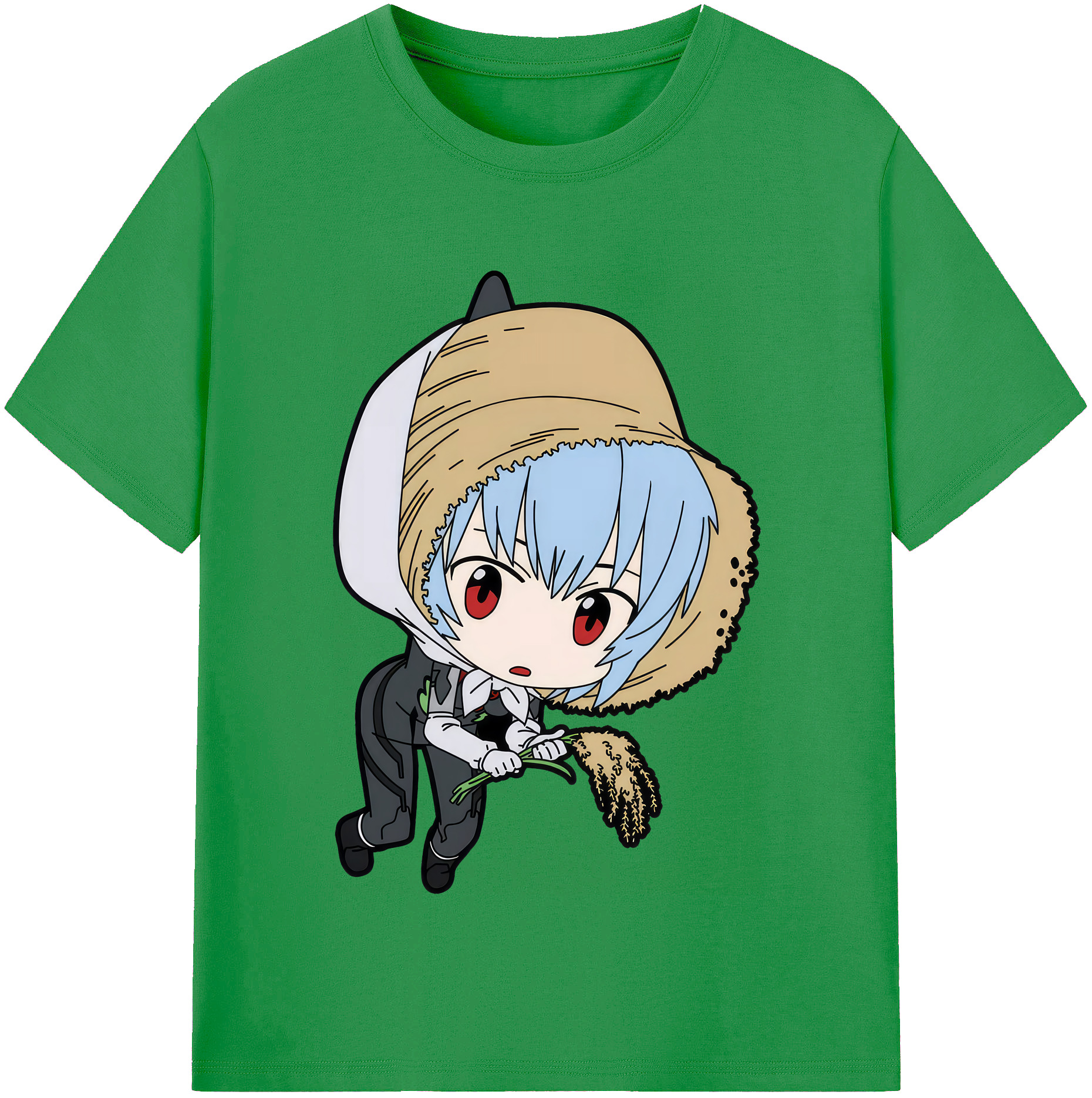 （画像用） EVA 新世紀エヴァンゲリオン レディースカジュアルプリントTシャツ（綿100％）