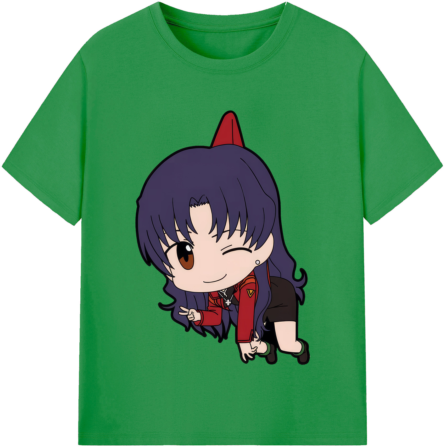 （画像用） EVA 新世紀エヴァンゲリオン レディースカジュアルプリントTシャツ（綿100％）