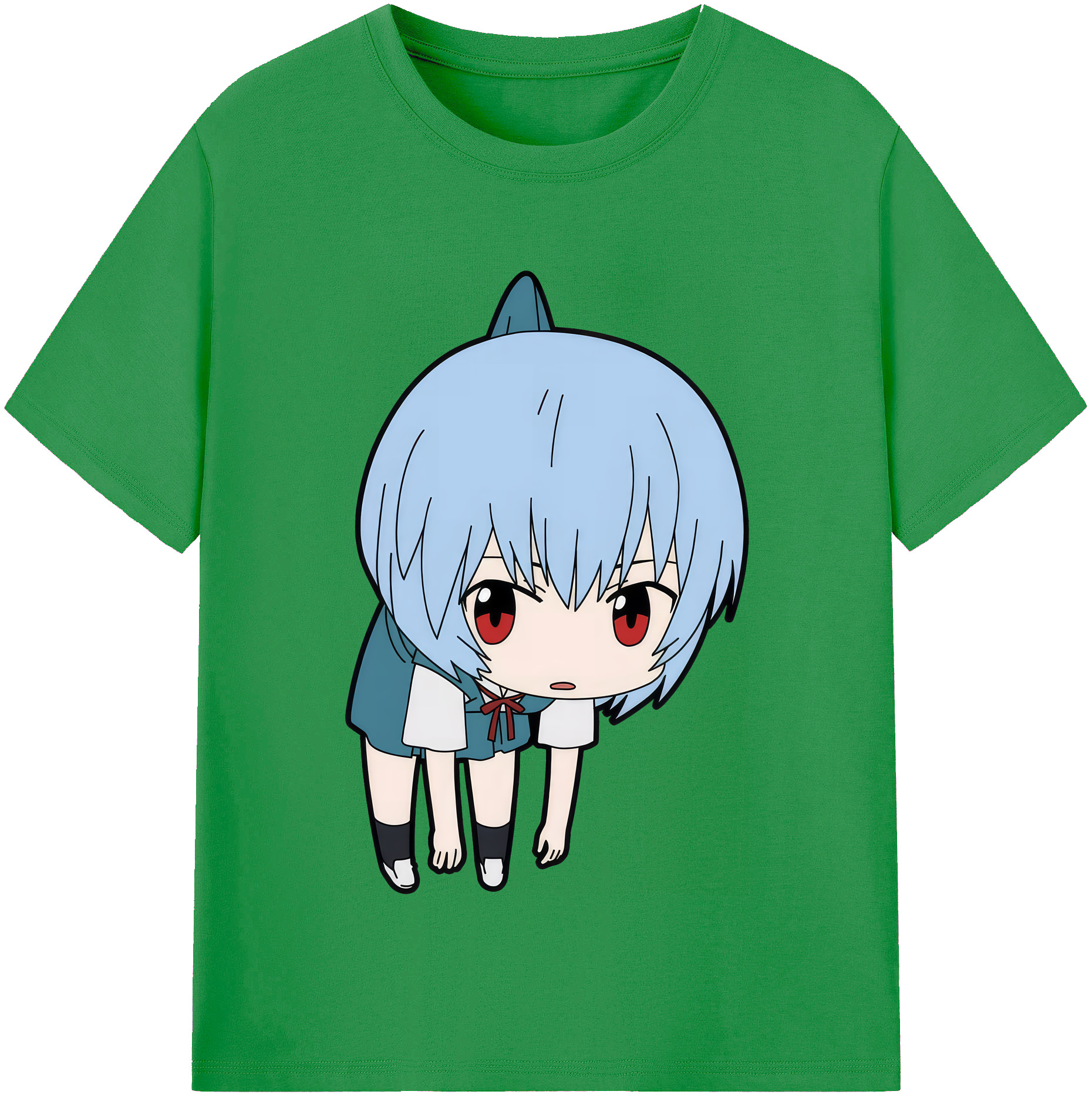 （画像用） EVA 新世紀エヴァンゲリオン レディースカジュアルプリントTシャツ（綿100％）