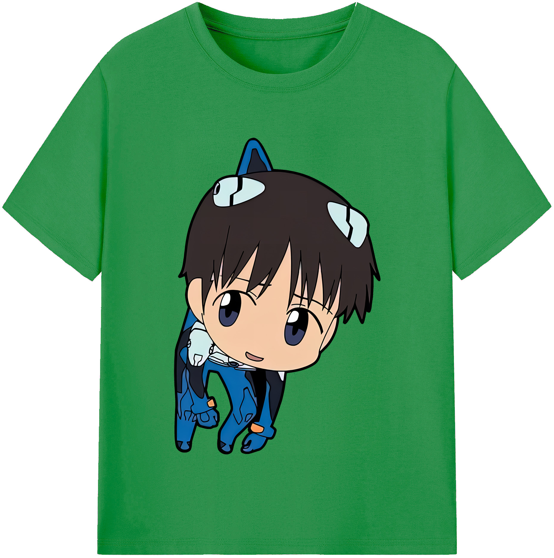 （画像用） EVA 新世紀エヴァンゲリオン レディースカジュアルプリントTシャツ（綿100％）