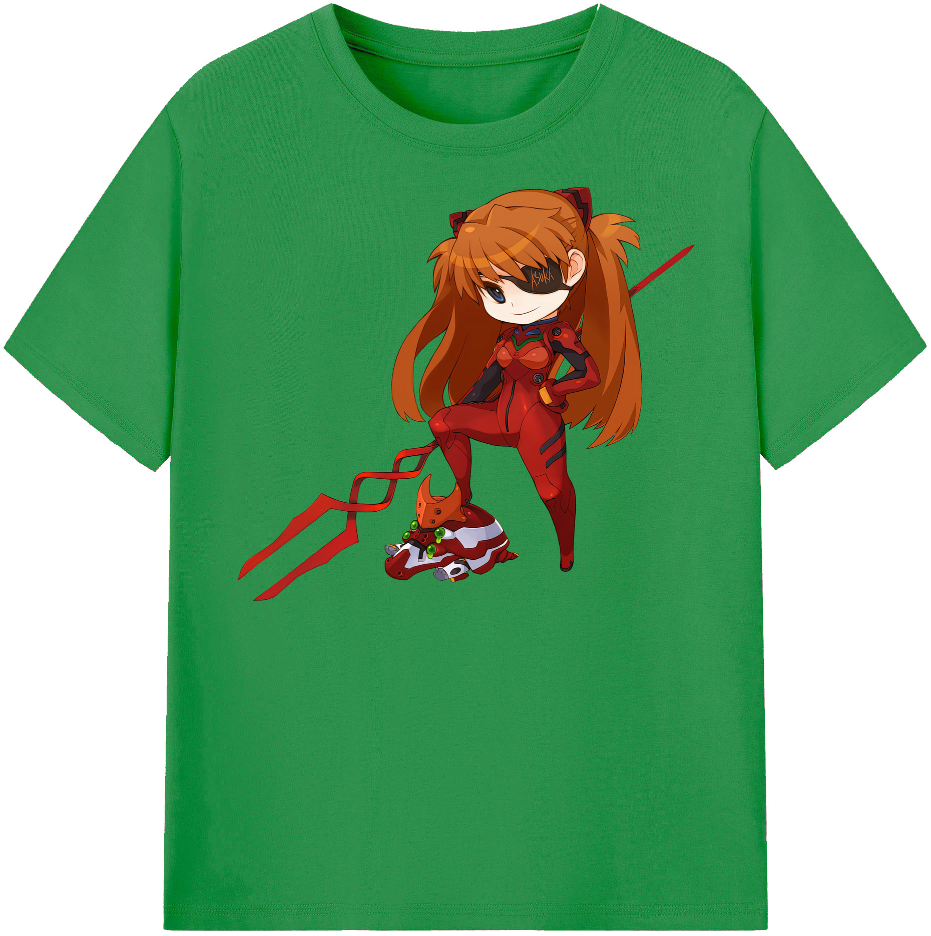 （画像用） EVA 新世紀エヴァンゲリオン レディースカジュアルプリントTシャツ（綿100％）