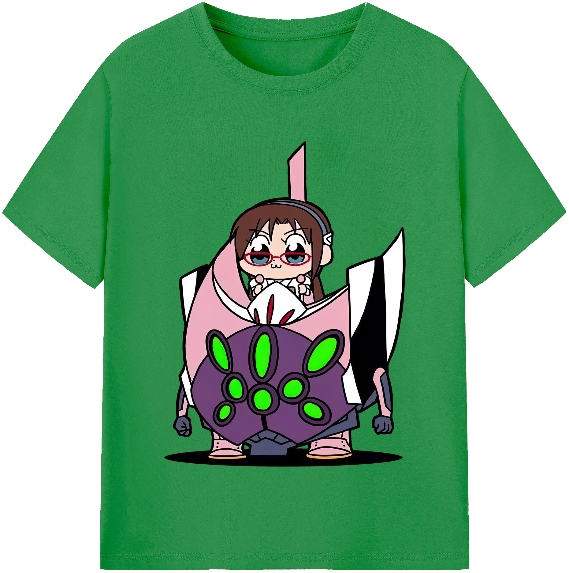 （画像用） EVA 新世紀エヴァンゲリオン レディースカジュアルプリントTシャツ（綿100％）