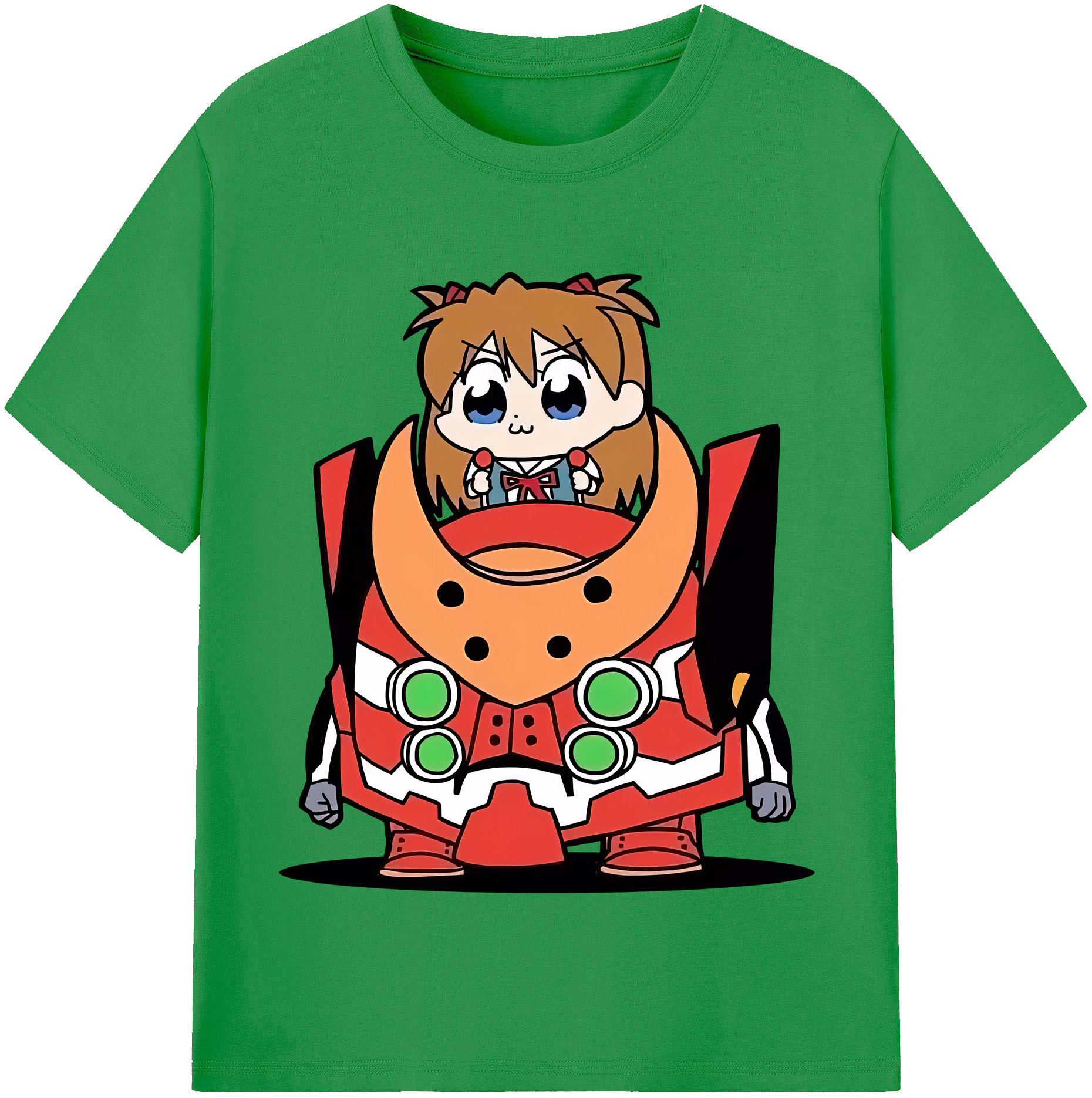 （画像用） EVA 新世紀エヴァンゲリオン レディースカジュアルプリントTシャツ（綿100％）