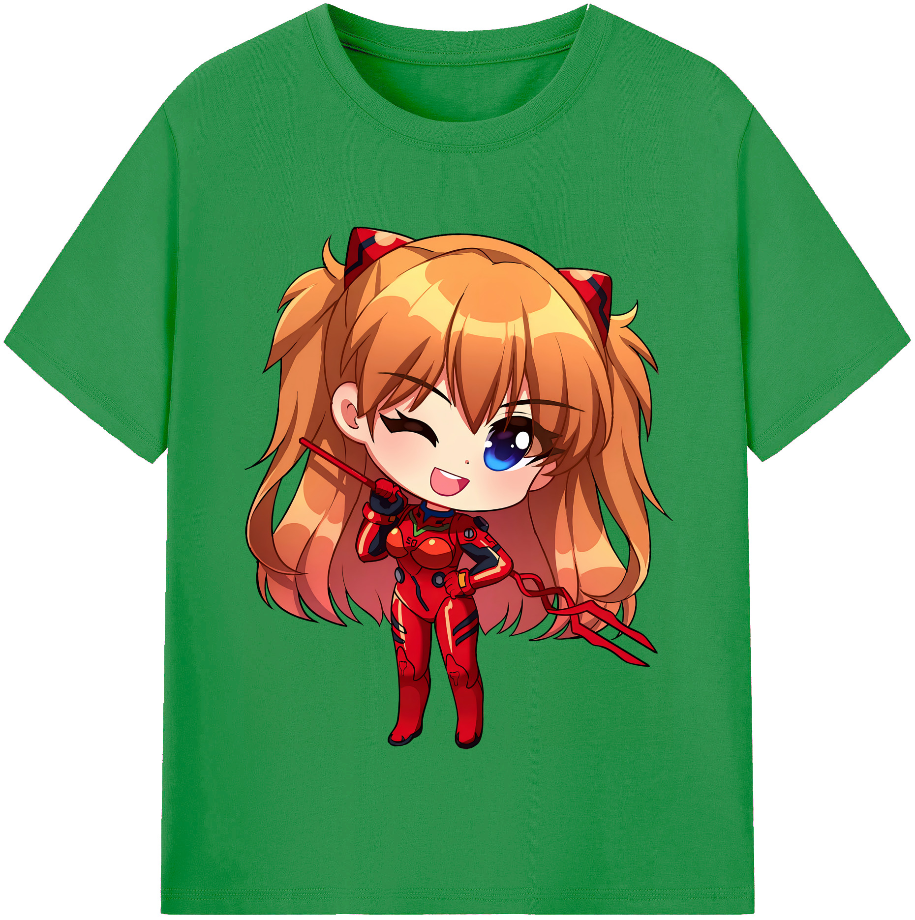 （画像用） EVA 新世紀エヴァンゲリオン レディースカジュアルプリントTシャツ（綿100％）