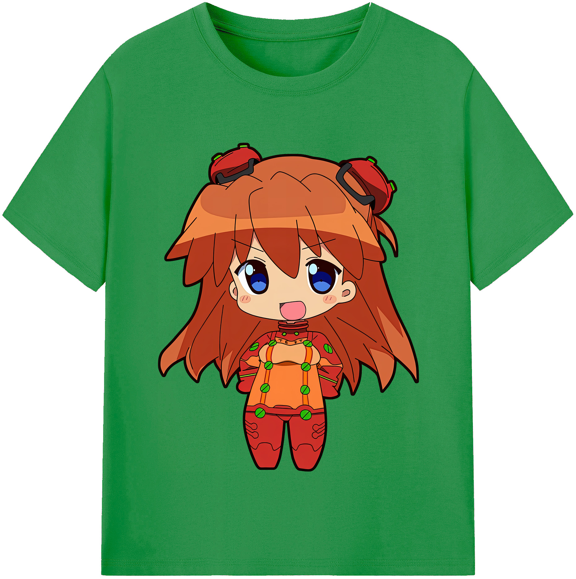 （画像用） EVA 新世紀エヴァンゲリオン レディースカジュアルプリントTシャツ（綿100％）