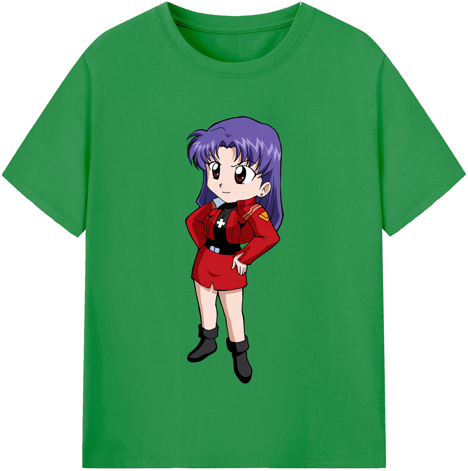 （画像用） EVA 新世紀エヴァンゲリオン レディースカジュアルプリントTシャツ（綿100％）