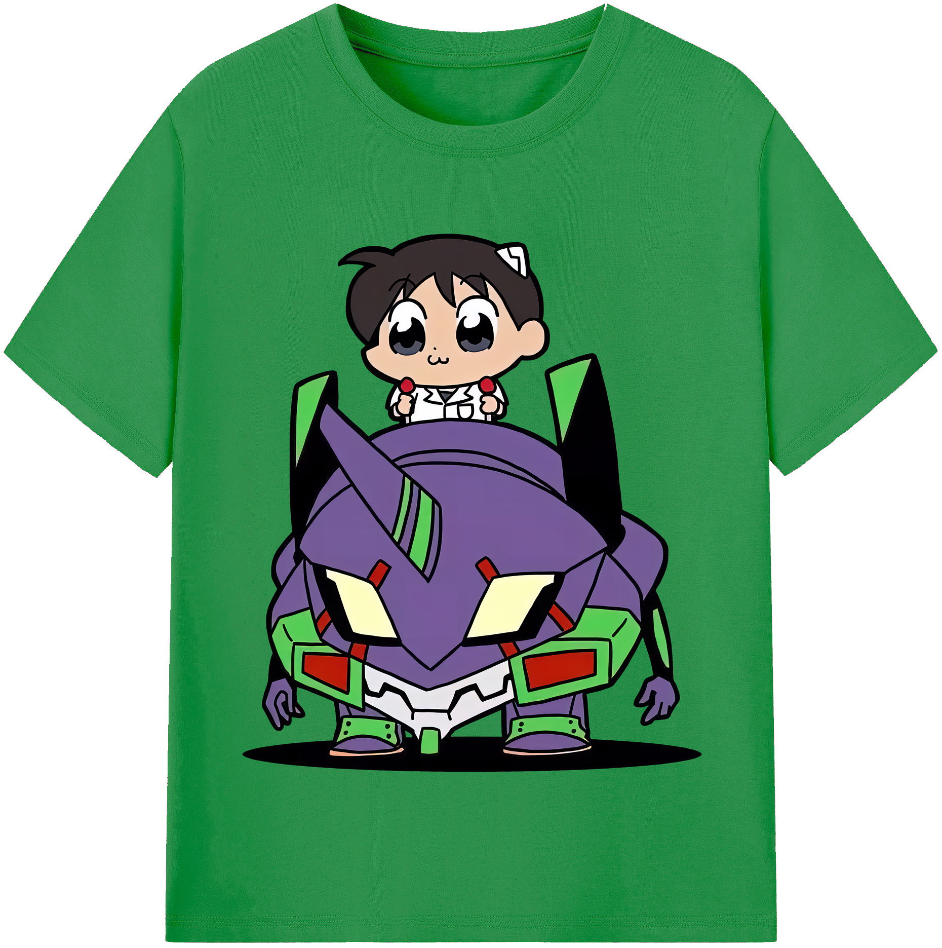 （画像用） EVA 新世紀エヴァンゲリオン レディースカジュアルプリントTシャツ（綿100％）