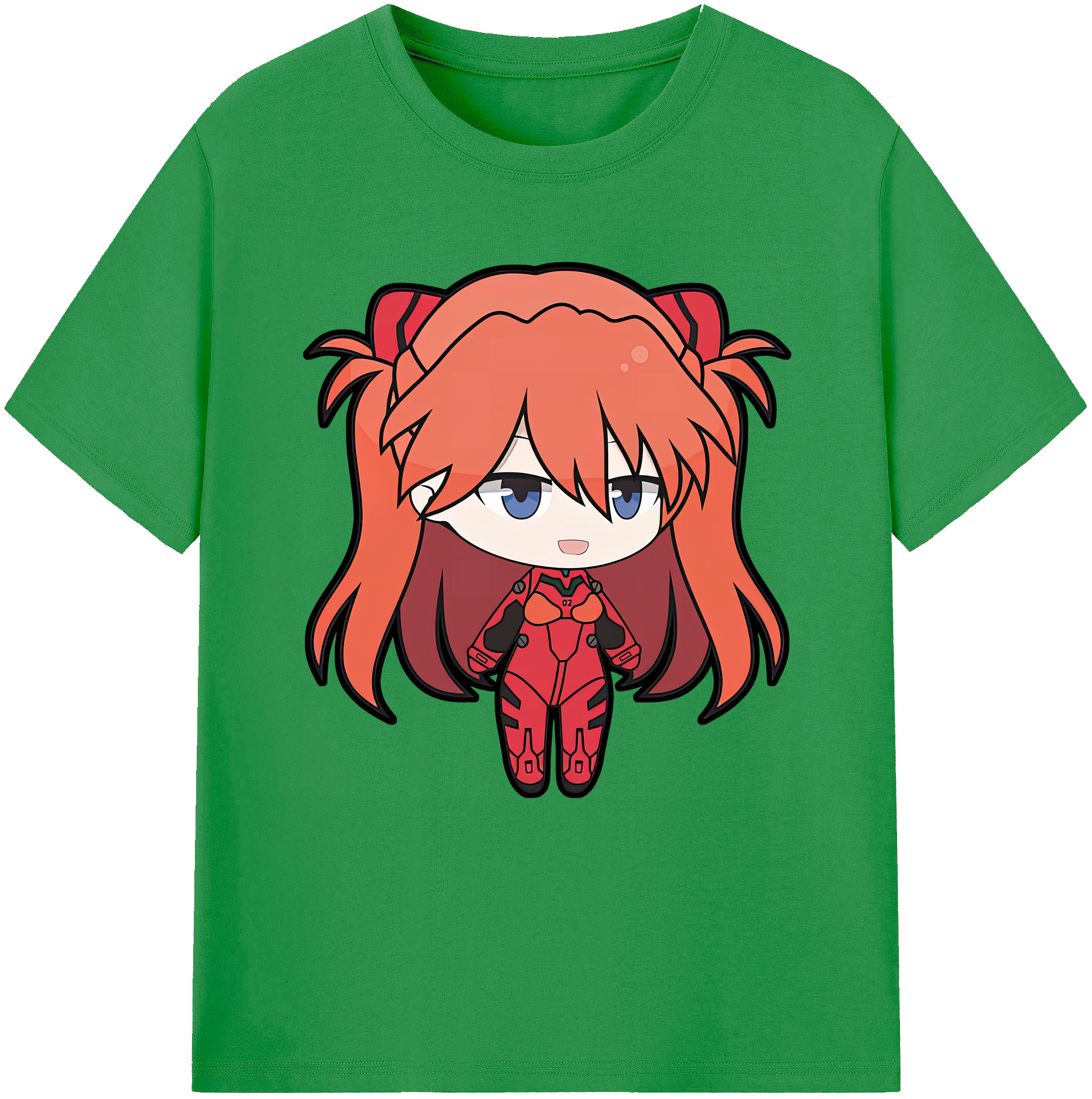 （画像用） EVA 新世紀エヴァンゲリオン レディースカジュアルプリントTシャツ（綿100％）