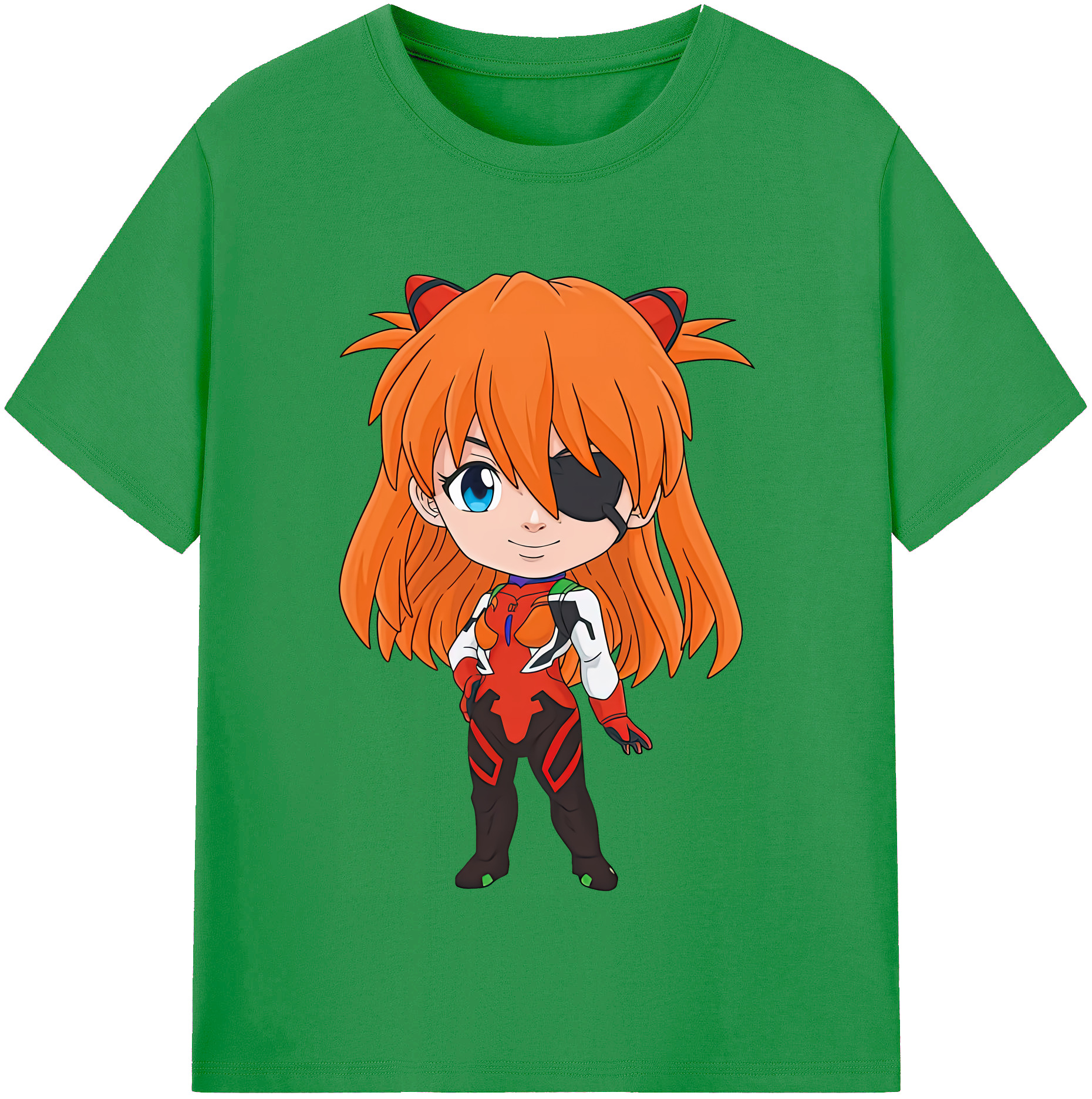 （画像用） EVA 新世紀エヴァンゲリオン レディースカジュアルプリントTシャツ（綿100％）