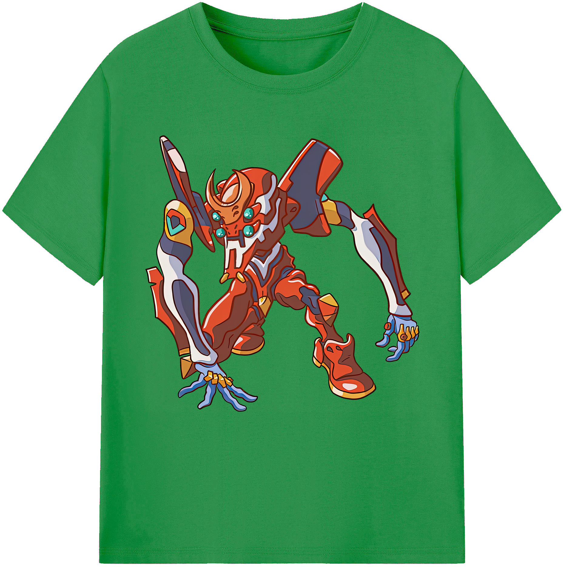 （画像用） EVA 新世紀エヴァンゲリオン レディースカジュアルプリントTシャツ（綿100％）
