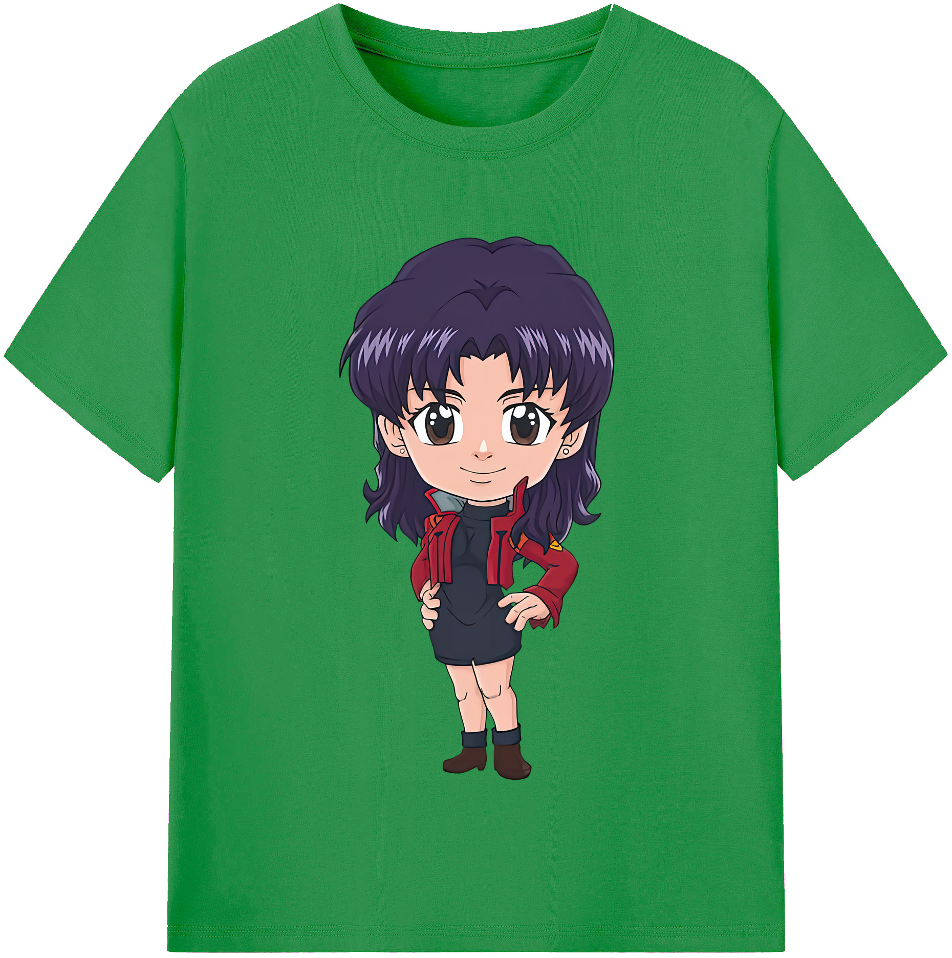 （画像用） EVA 新世紀エヴァンゲリオン レディースカジュアルプリントTシャツ（綿100％）