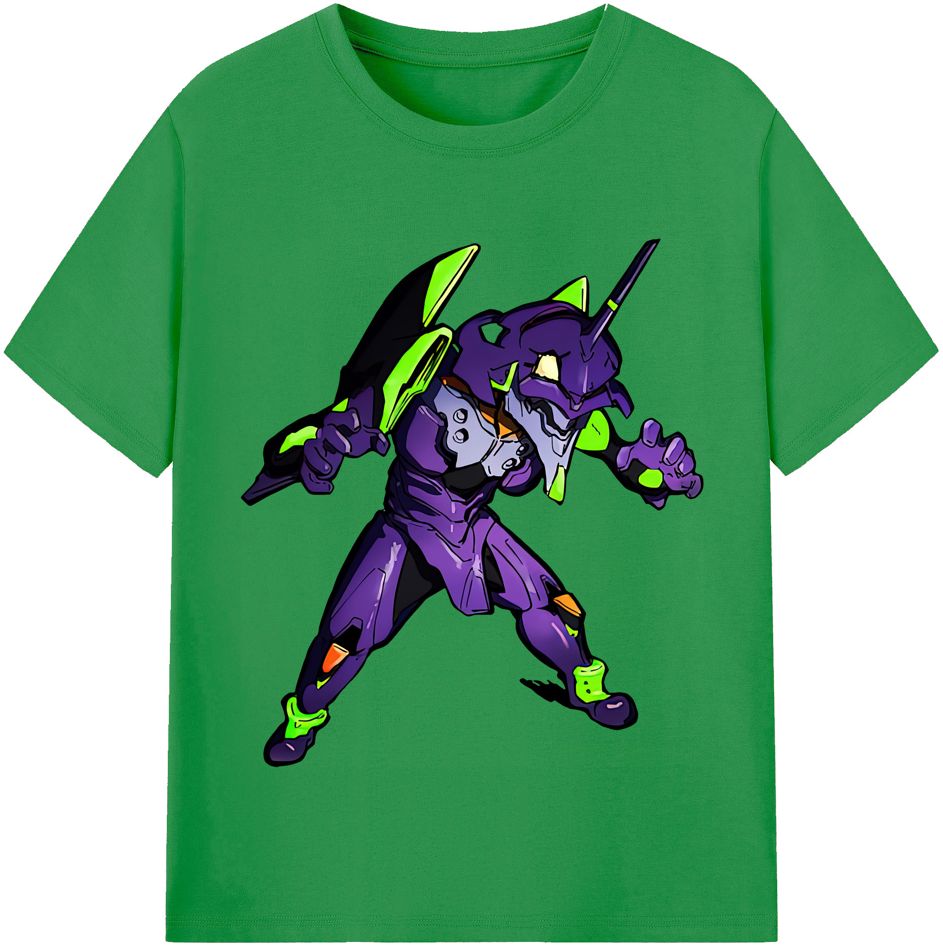 （画像用） EVA 新世紀エヴァンゲリオン レディースカジュアルプリントTシャツ（綿100％）